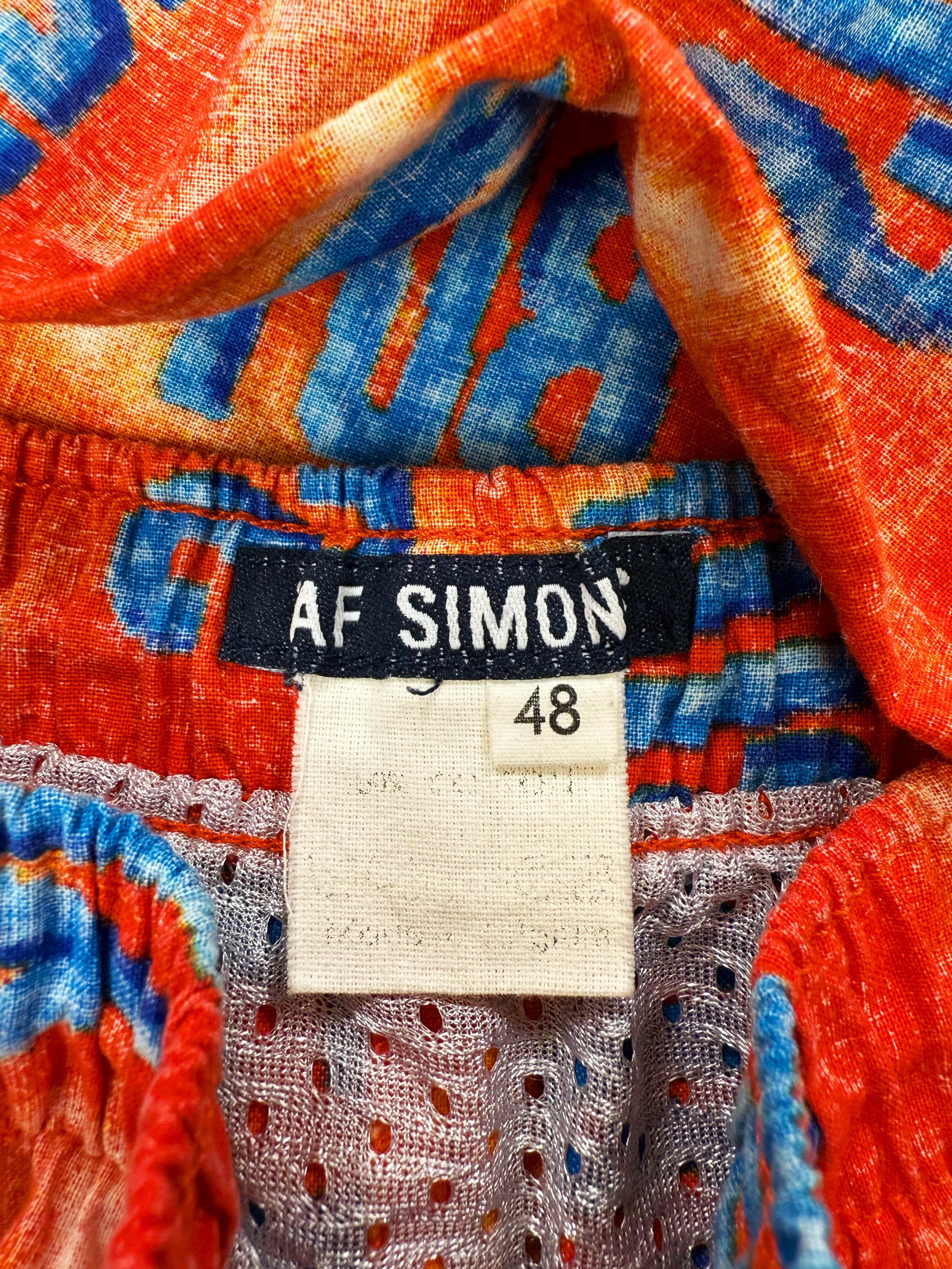 SS97 Raf Simons ‘Surf Boy’ 3/4 Length Graphic Pants