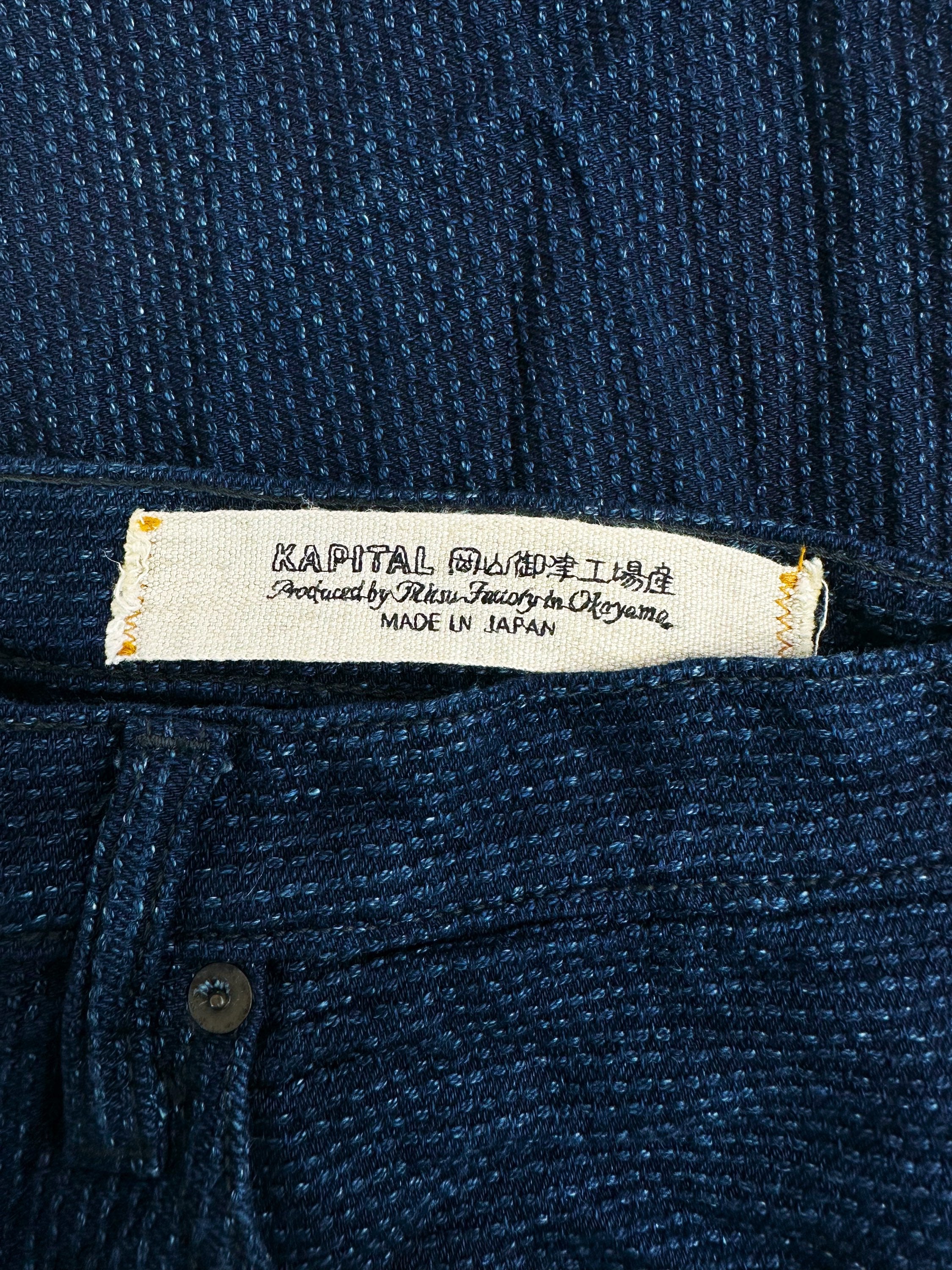 Kapital Navy Blue ‘Century’ Heavy Weight Denim