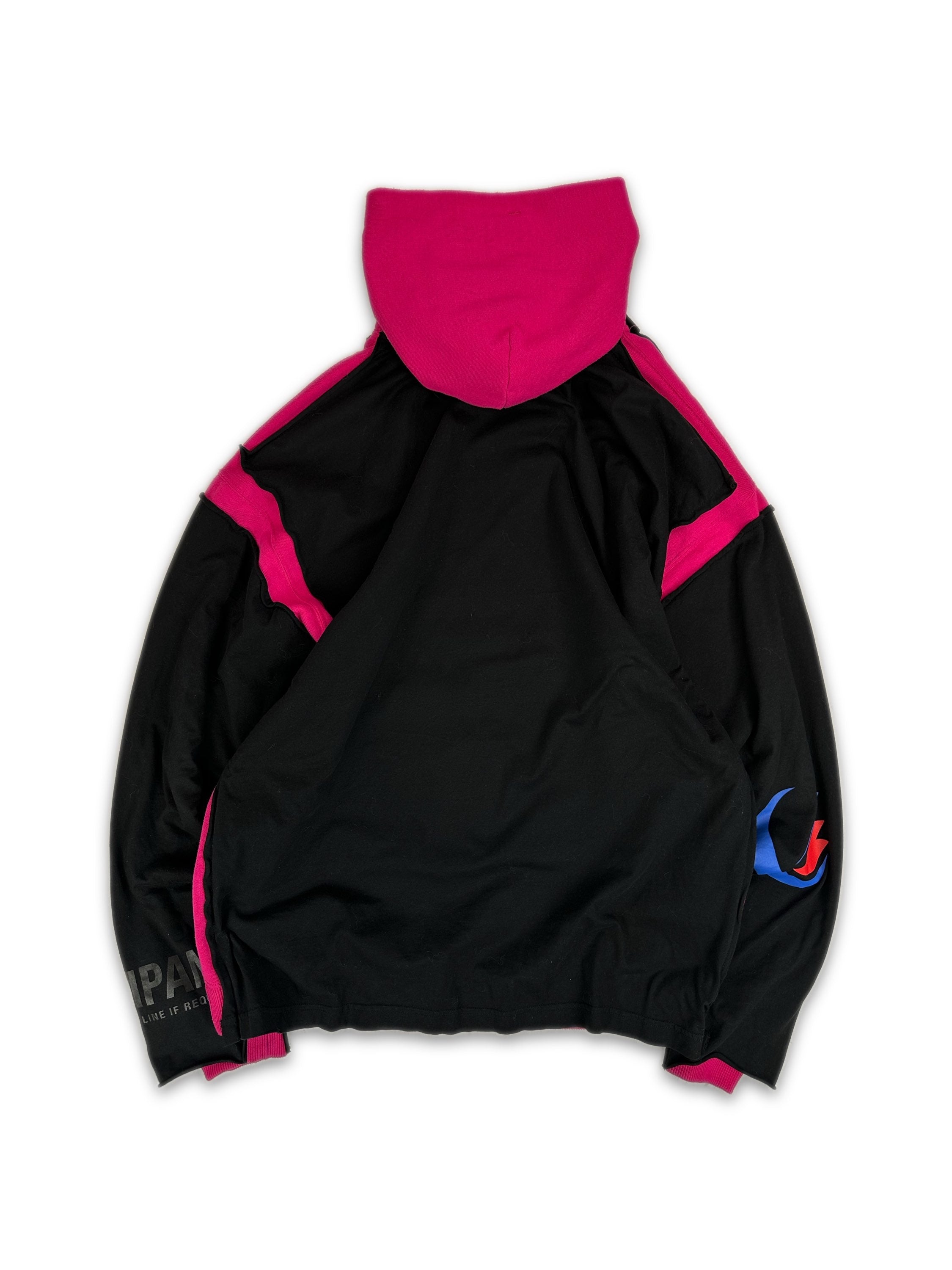 AW18 Vetements ‘Your Name’ Neon Pink Logo Oversized Hoodie