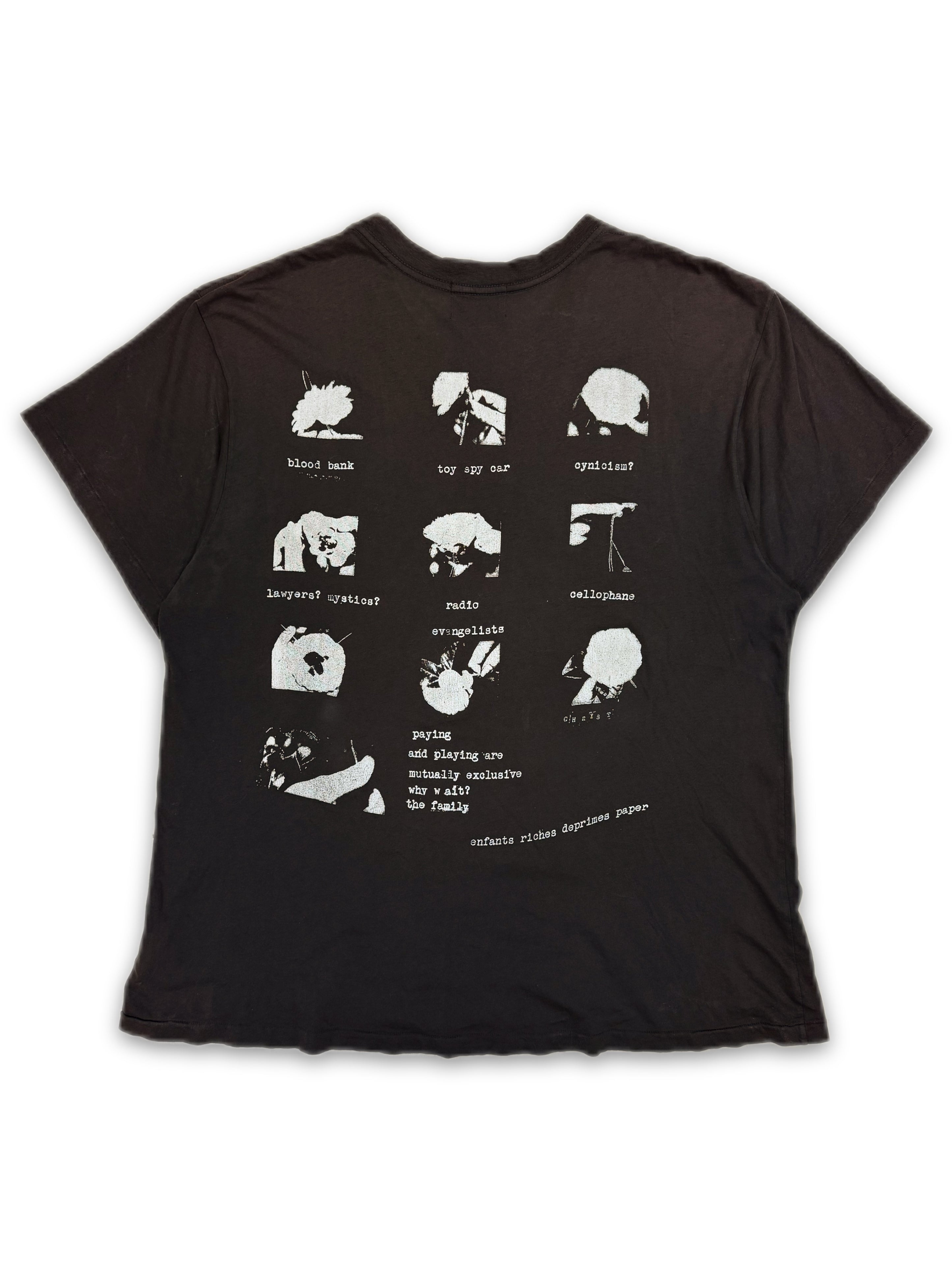 SS24 Enfants Riches Deprimes Cellophane Sun Faded T-Shirt