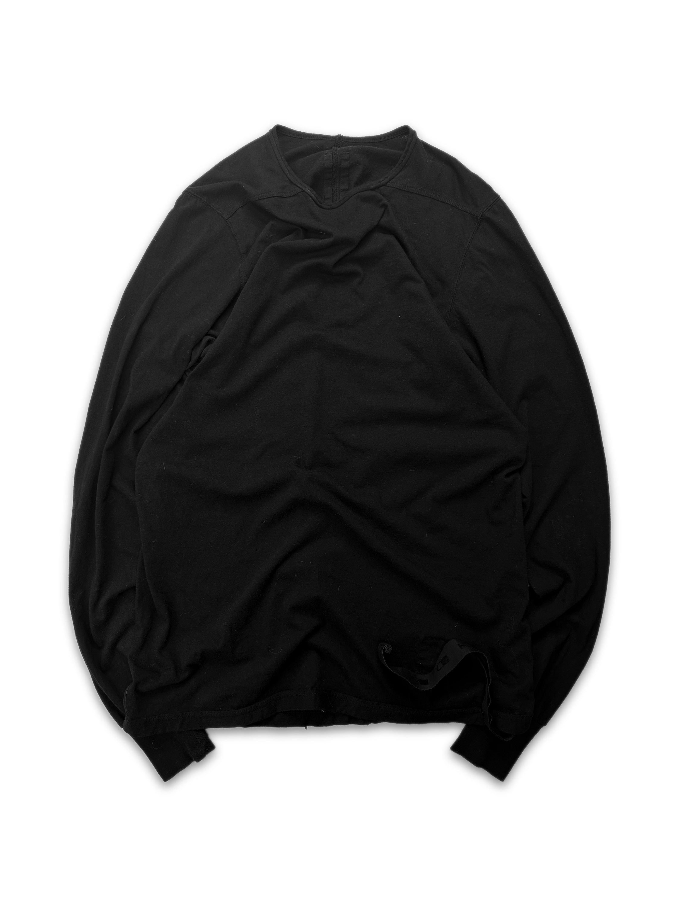 Rick Owens DRKSHDW Black Light Weight Long Sleeve Shirt