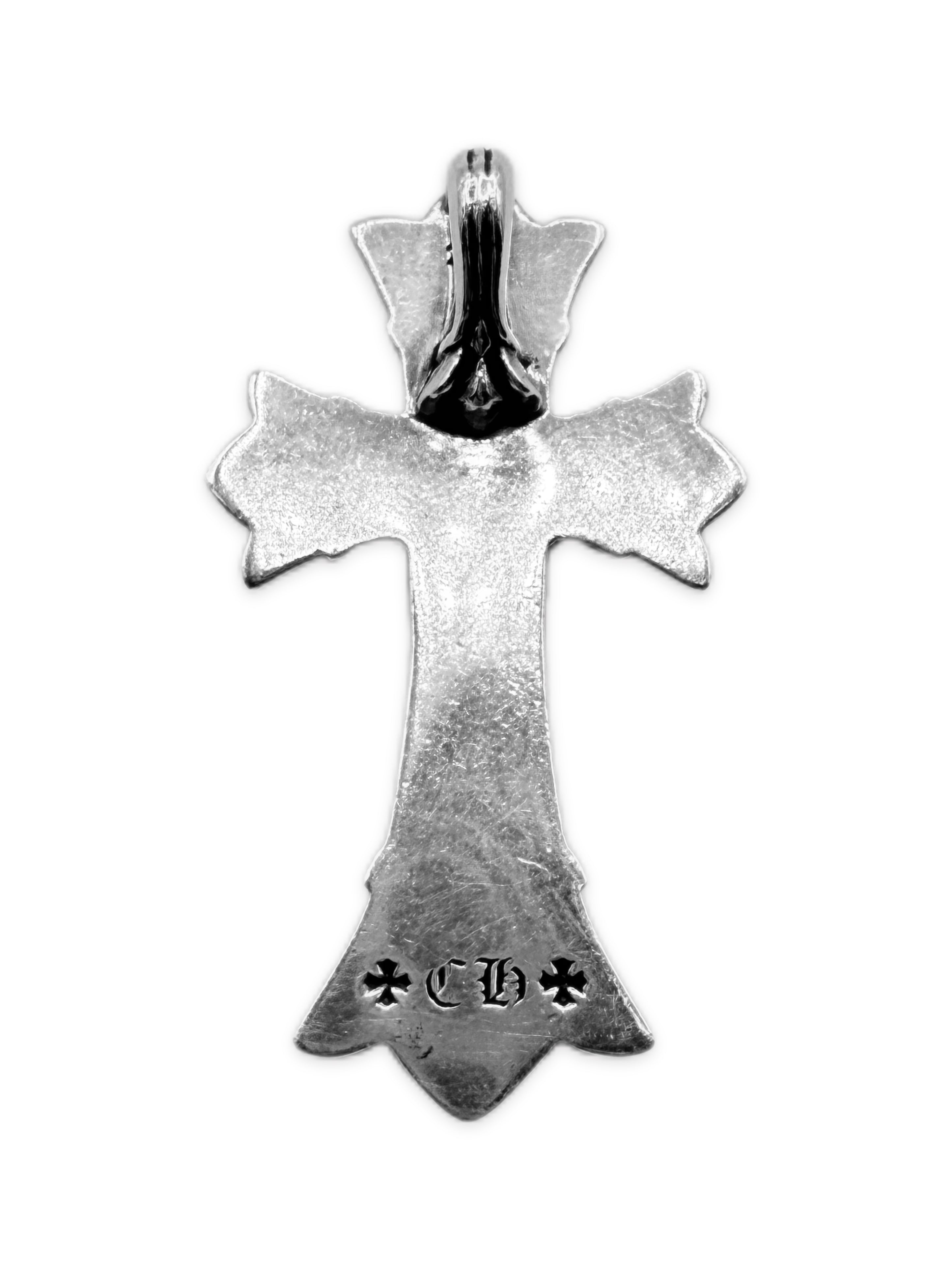Chrome Hearts Large ‘Double Cross’ .925 Silver Pendant