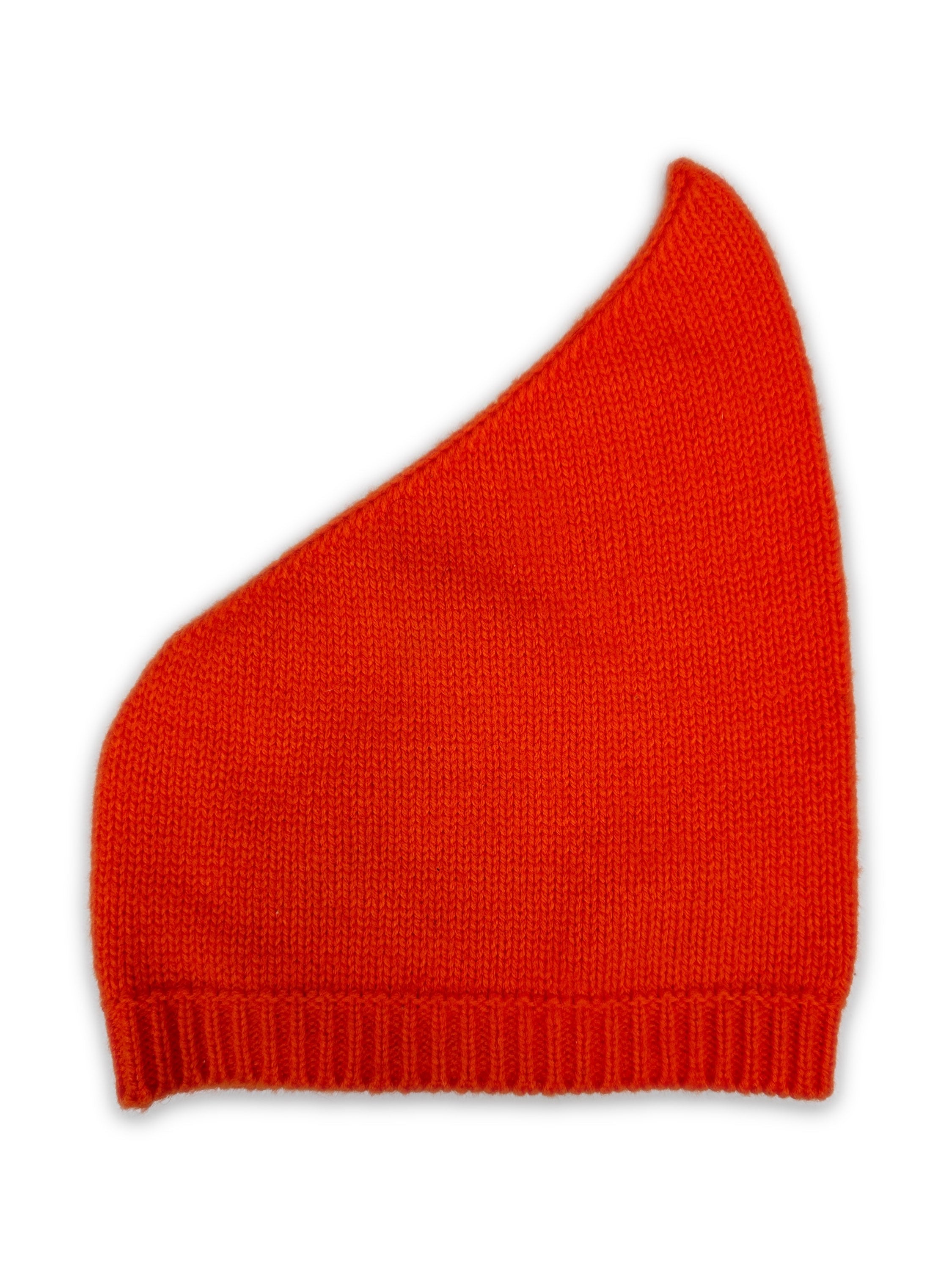 90s Walter Van Beirendonck ‘Shark Fin’ Neon Orange Beanie