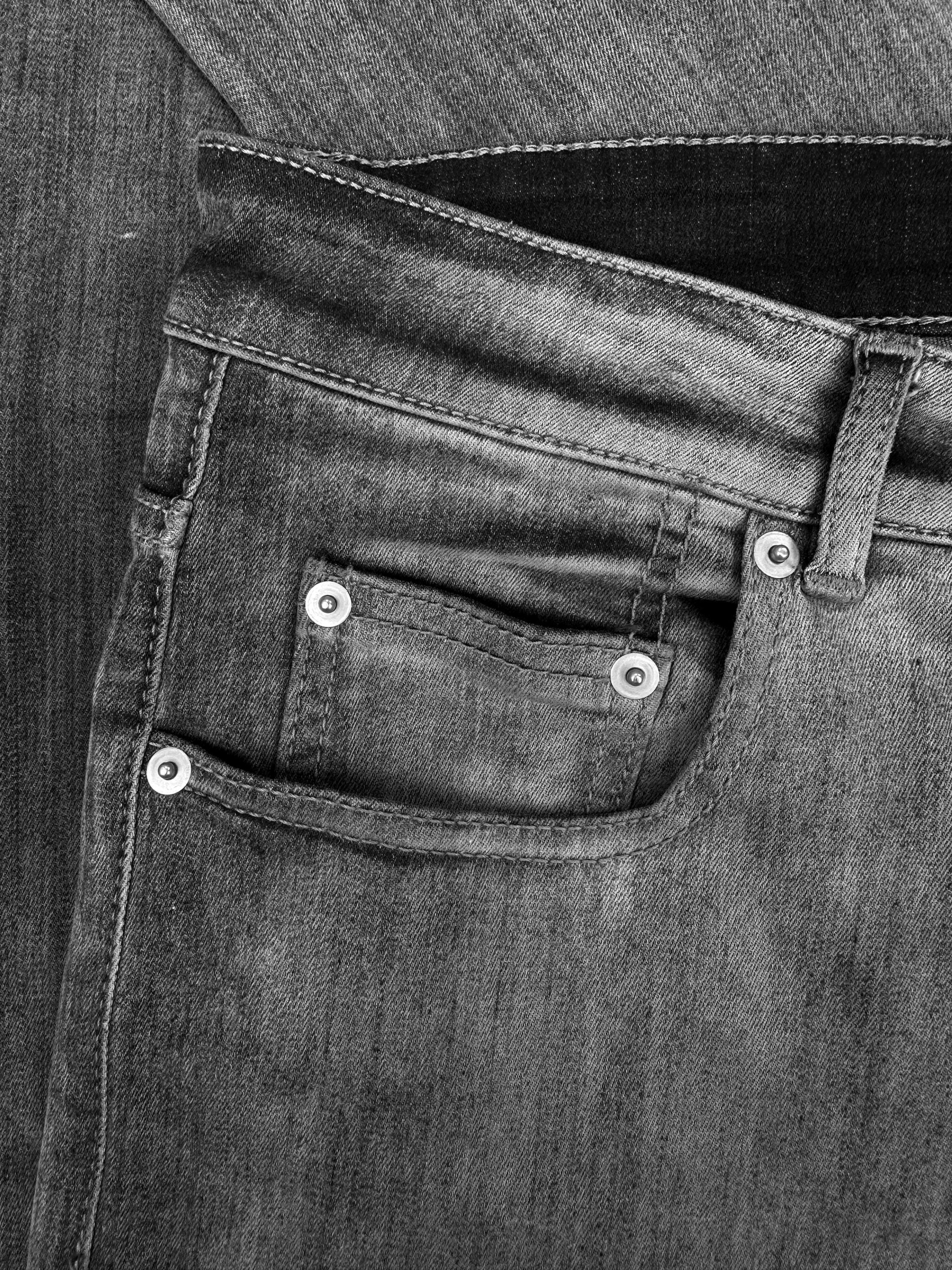 Rick Owens Mineral Wash ‘Detroit’ Cut Denim