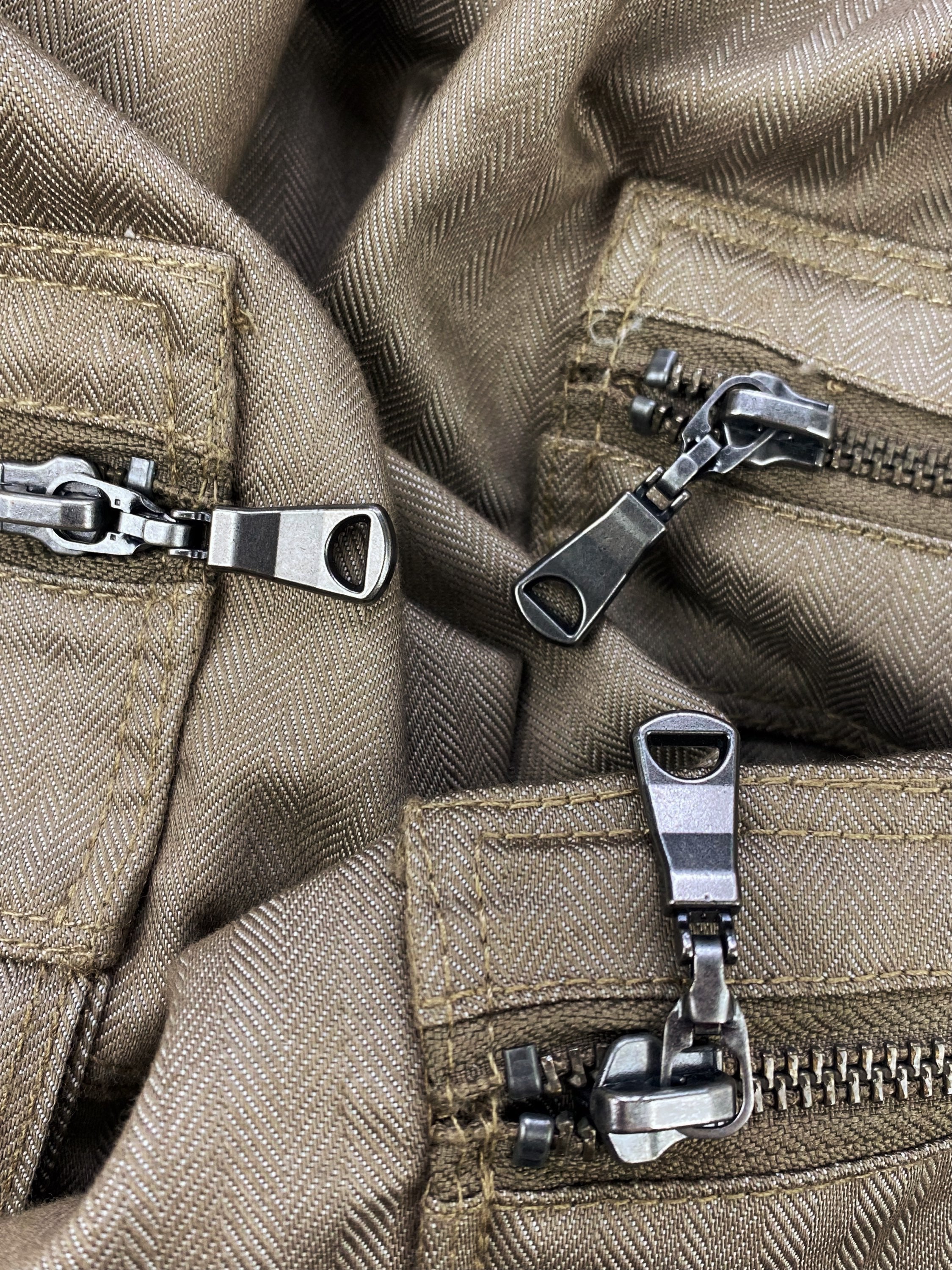 00s Semantic Design Multi Zip Pocket Nylon Cargo Pants