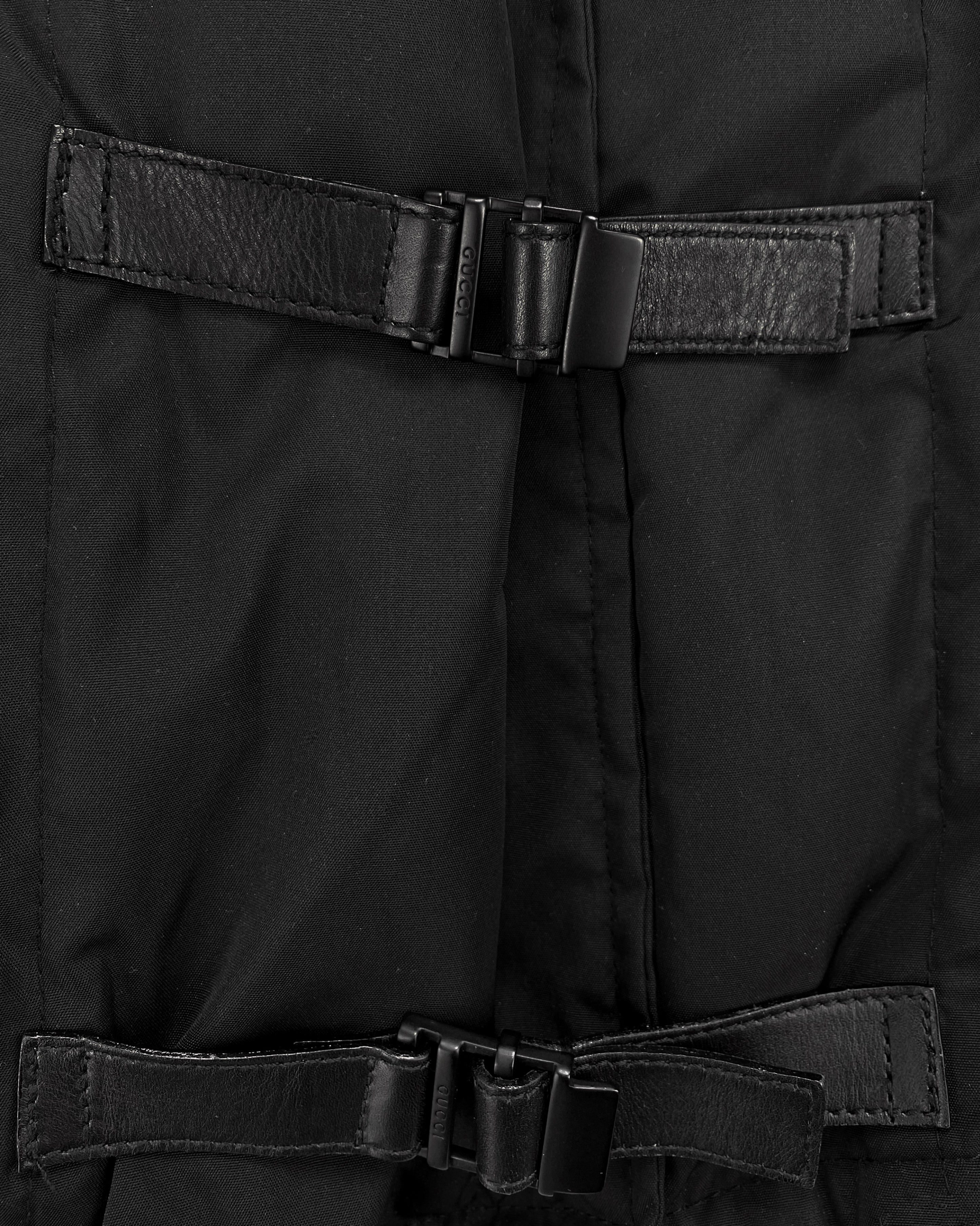 AW99 Gucci Tech Cut Out Strapped Puffer Jacket