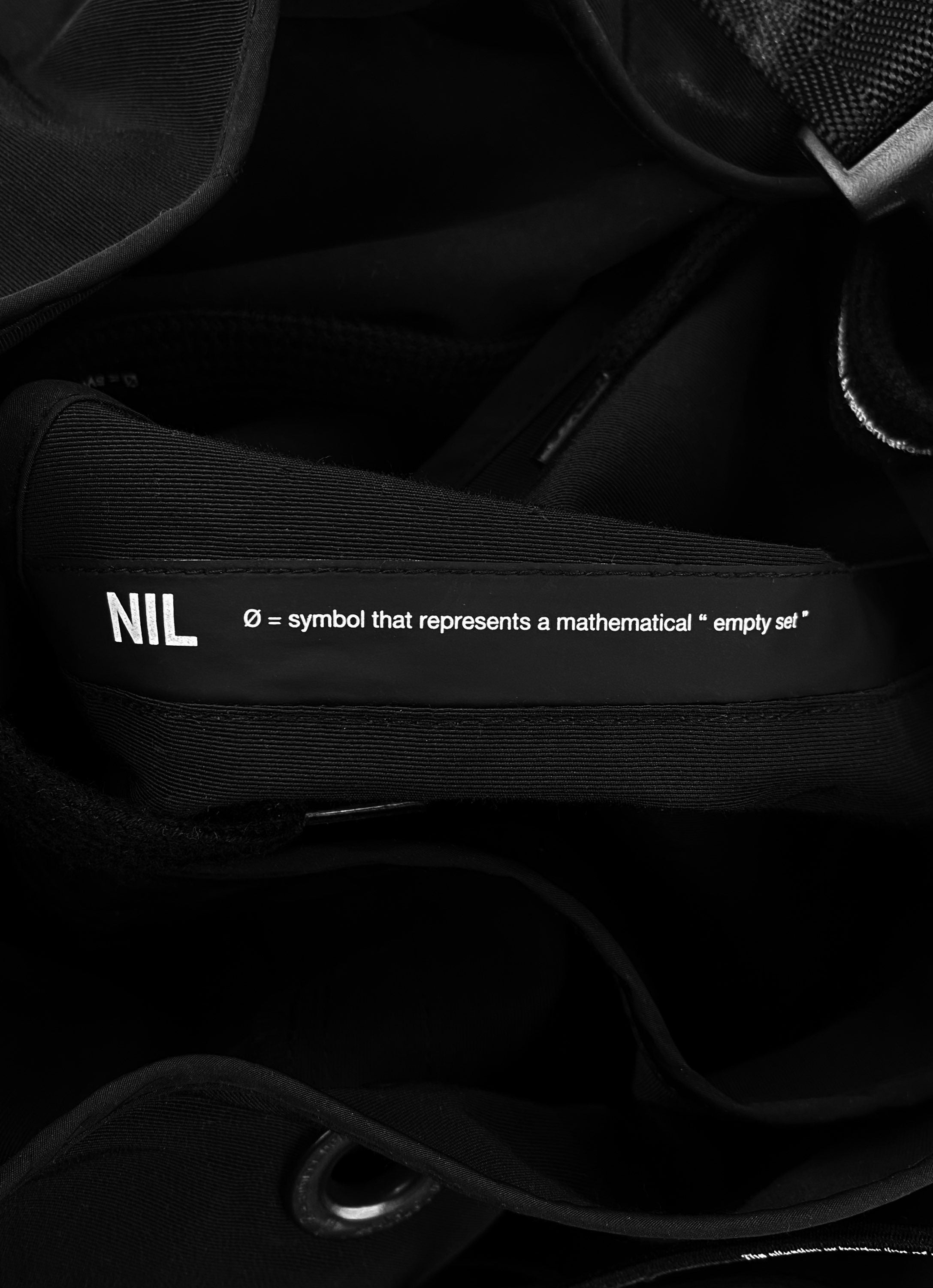 FW22 NILøS ‘800PAM1’ Cut Out Ballon Oversized Nylon Pants