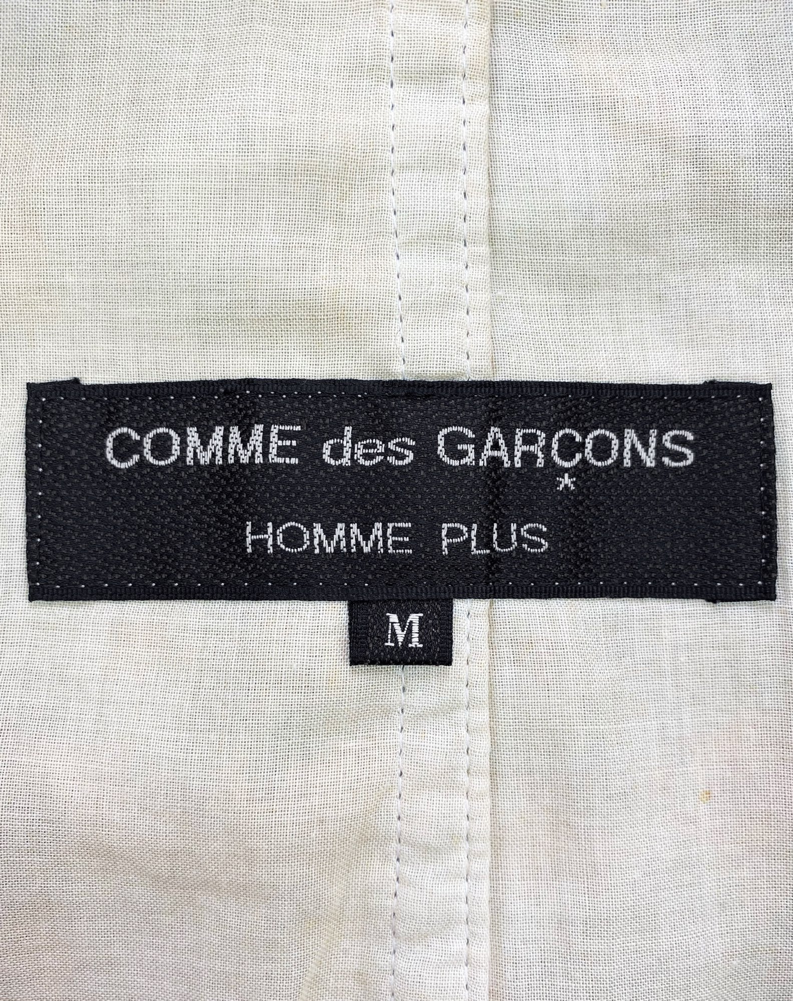 SS97 Comme Des Garçons Homme Plus Village Print Collared Jacket
