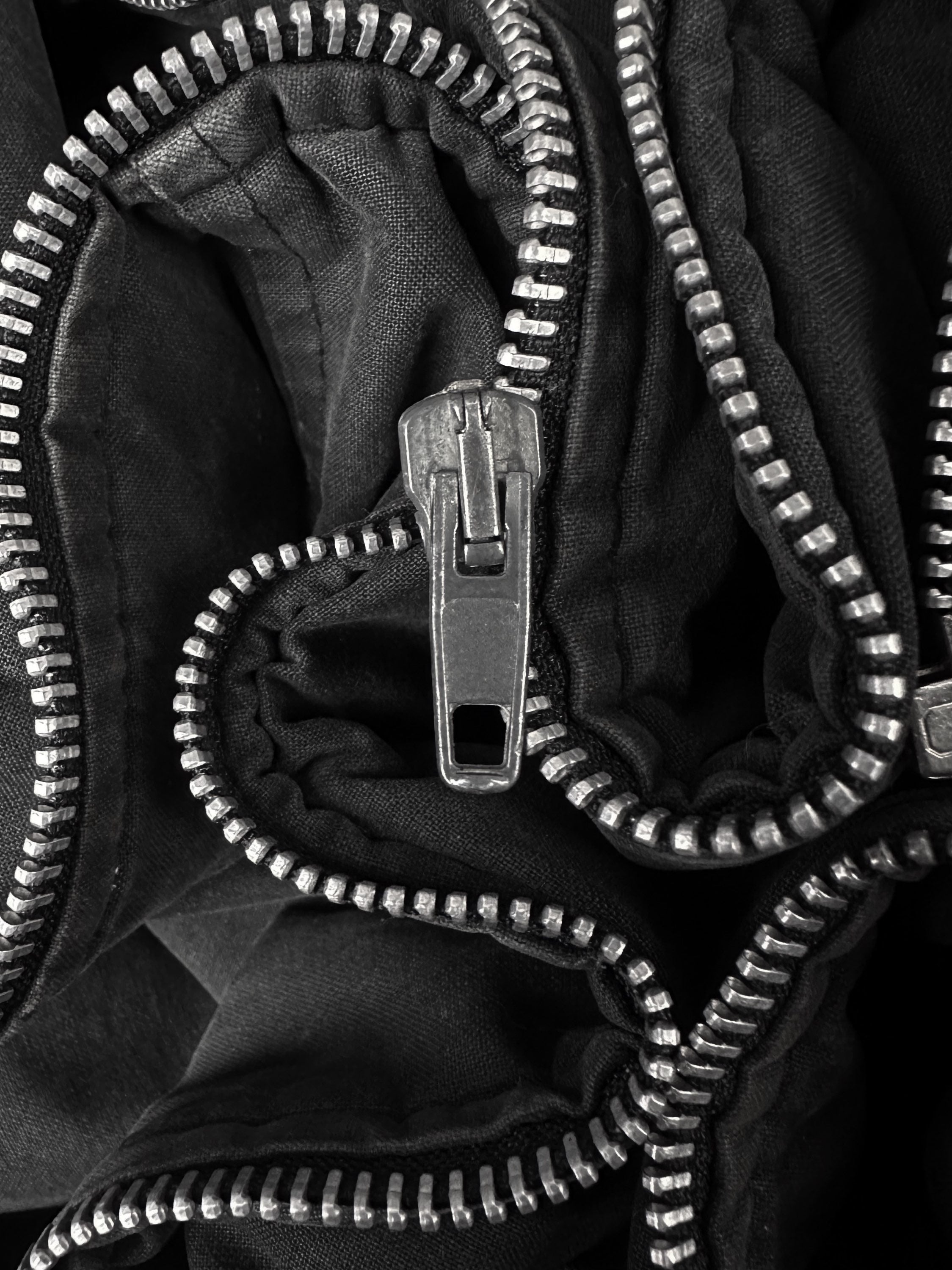AW99 Helmut Lang ‘Charcoal’ Cotton Hooded Parka Jacket