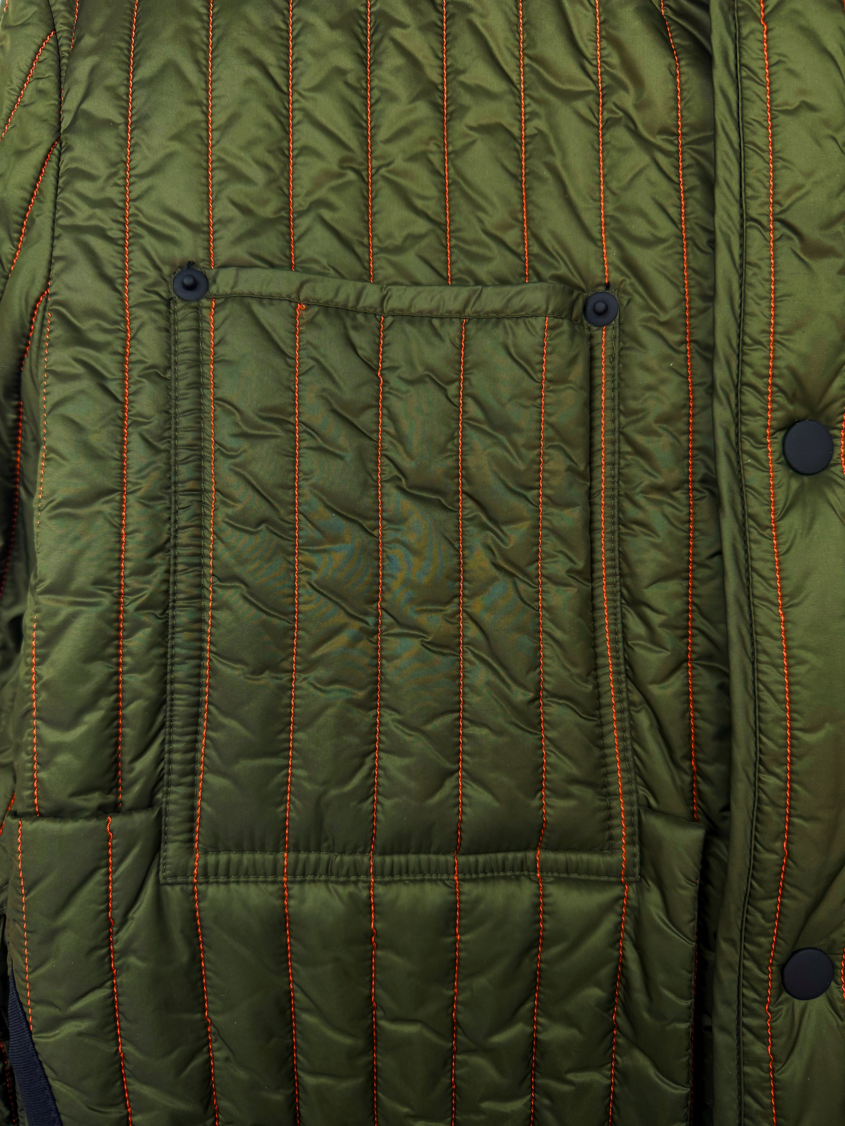 Craig Green Quilted Olive Green Worker Jacket
