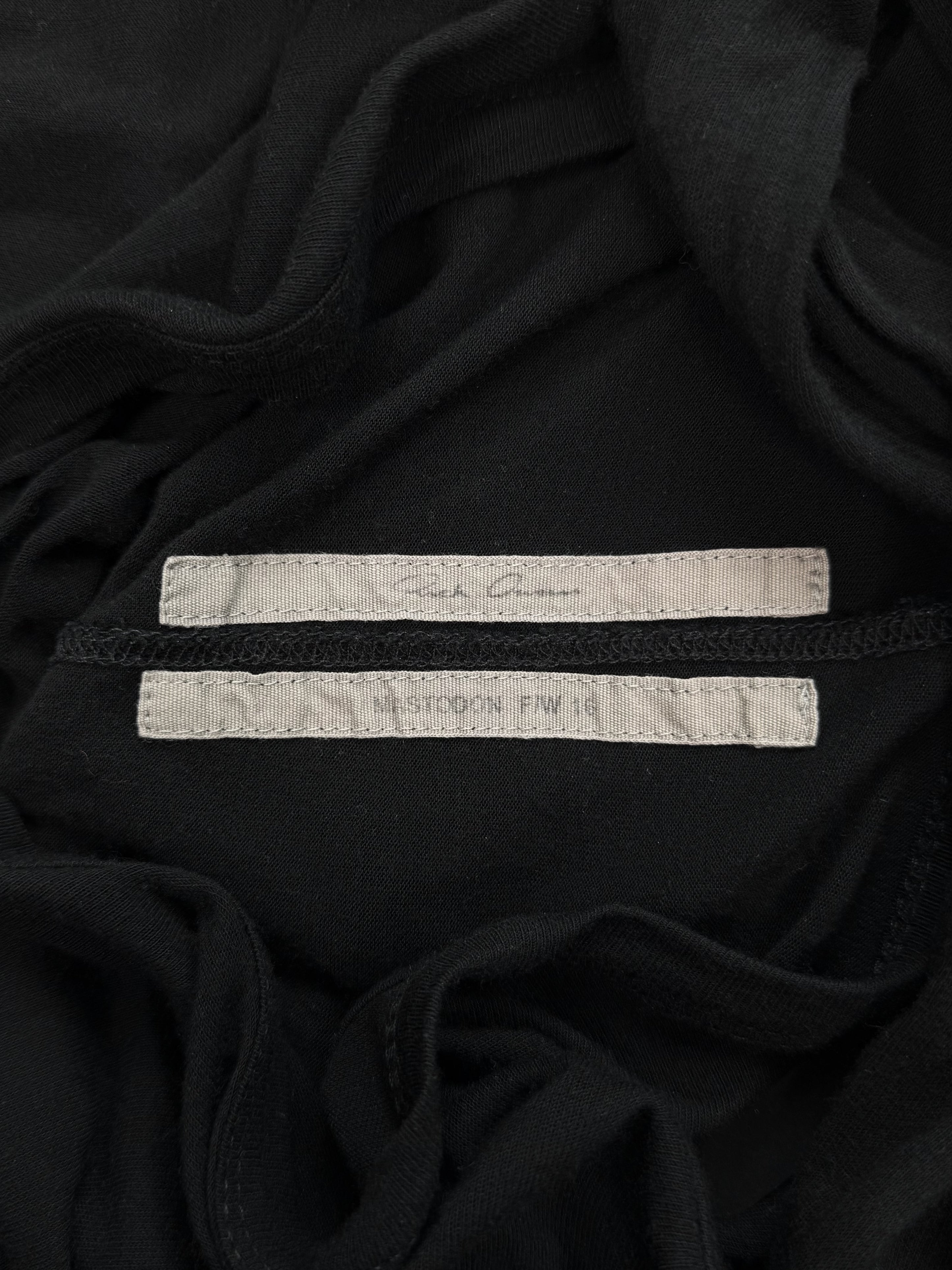 SS22 Rick Owens ‘Strobe’ Sheer Black Long Sleeve