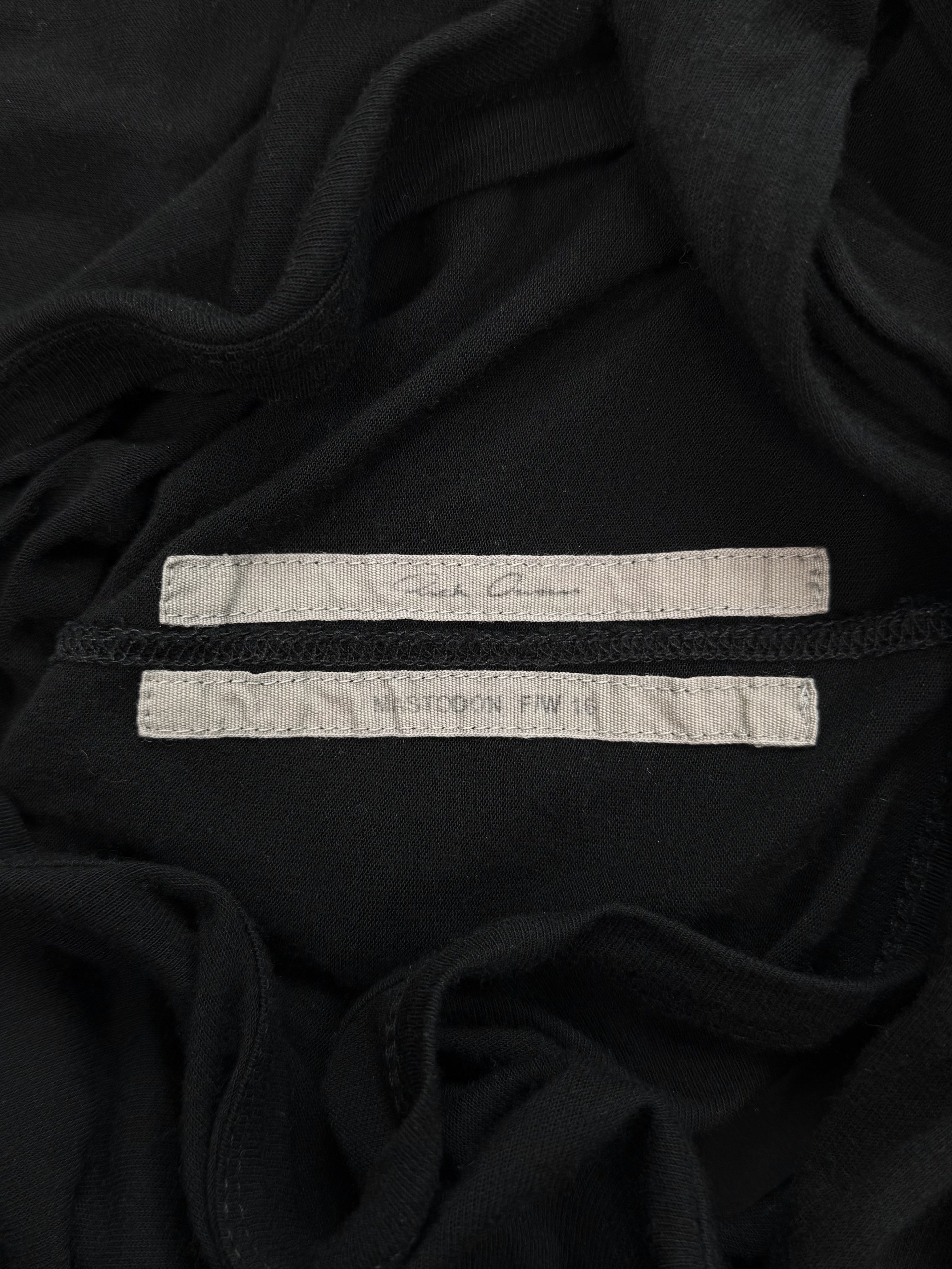 SS22 Rick Owens ‘Strobe’ Sheer Black Long Sleeve