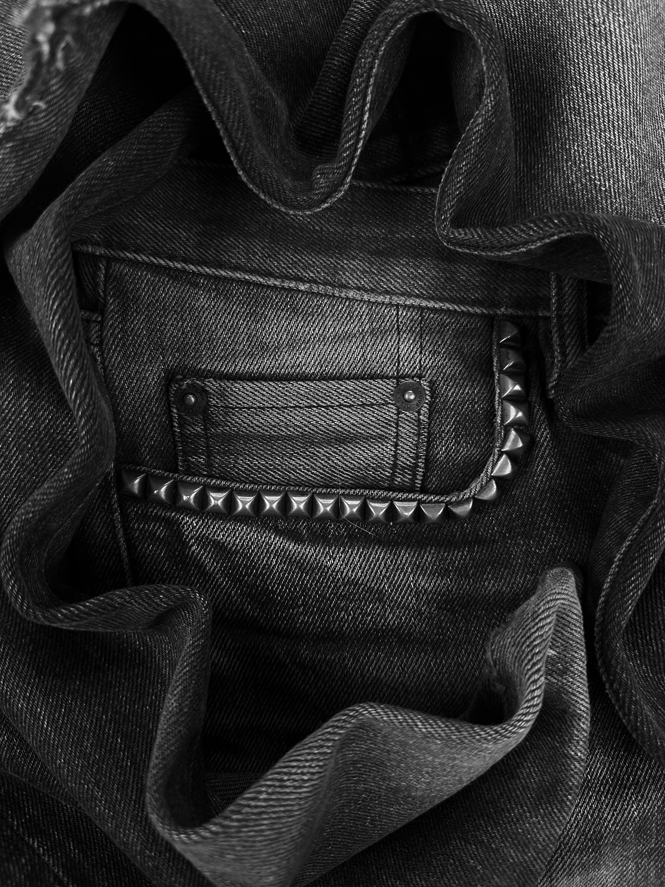 00s Hysteric Glamour ‘Studded’ Black Wash Denim