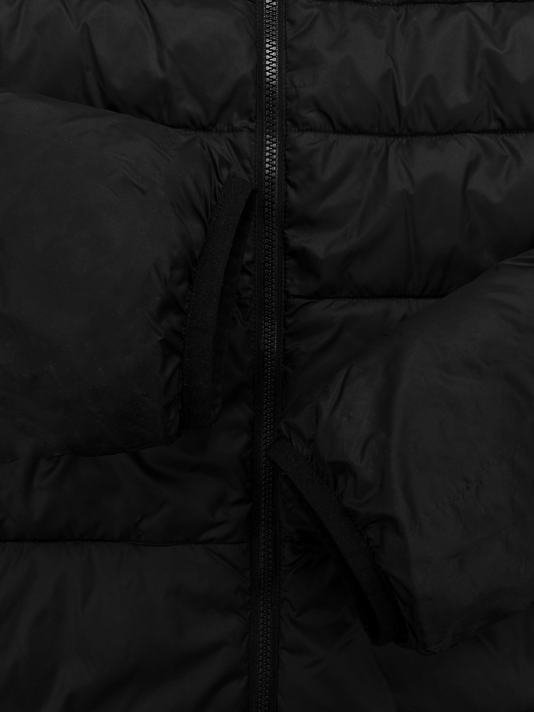Oakley Down Fill Black Ribbed Puffer Jacket