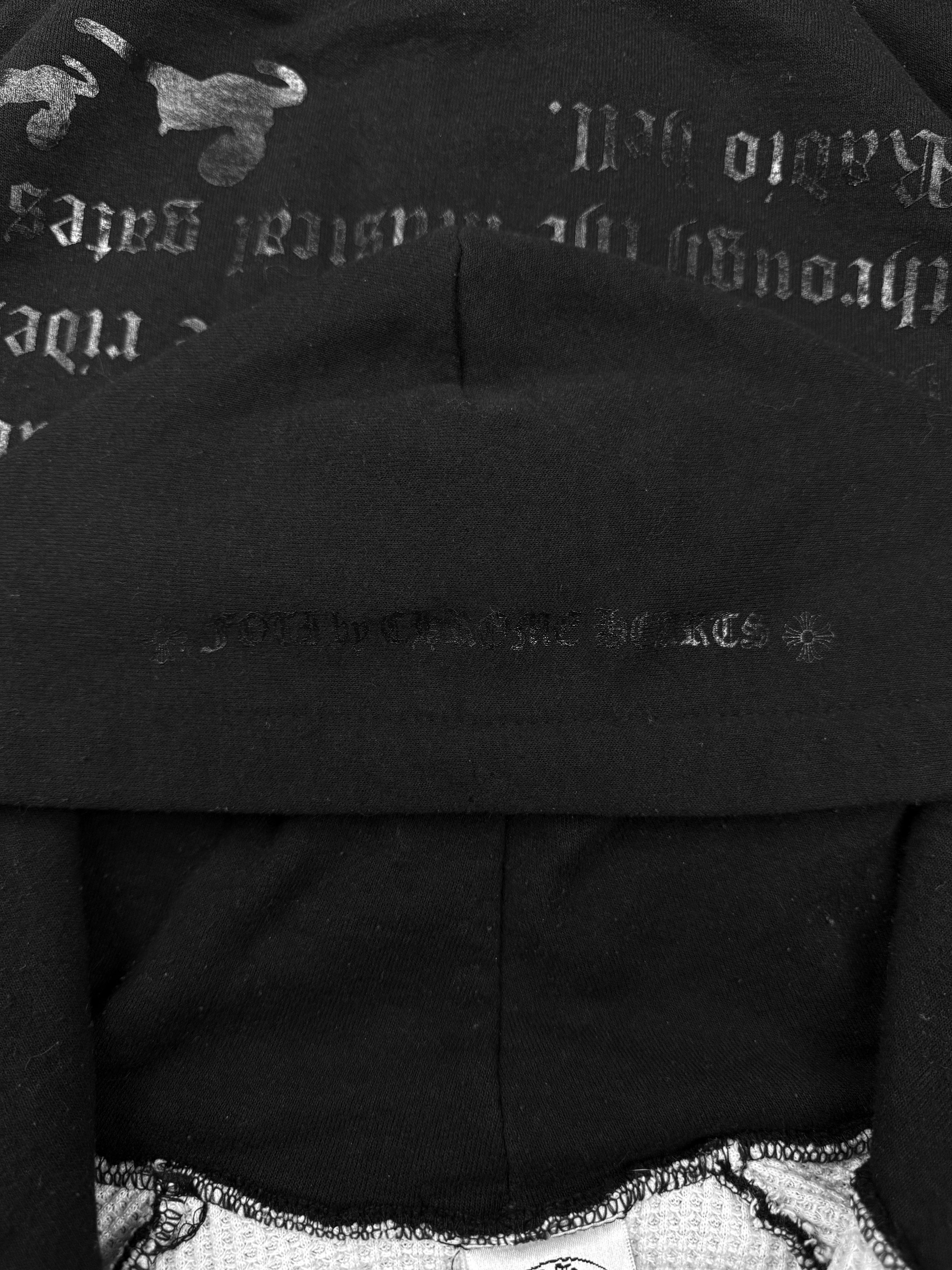 Chrome Hearts x Foti Thermal Lined Floral Sleeve Dagger Zip Hoodie