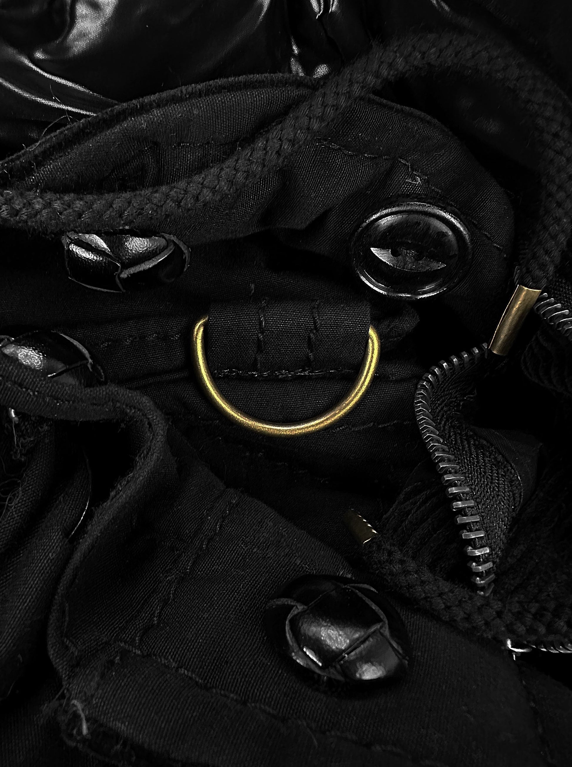 AW08 Number (N)ine ‘Multi Pocket’ My Private Portland Black Cargo Jacket