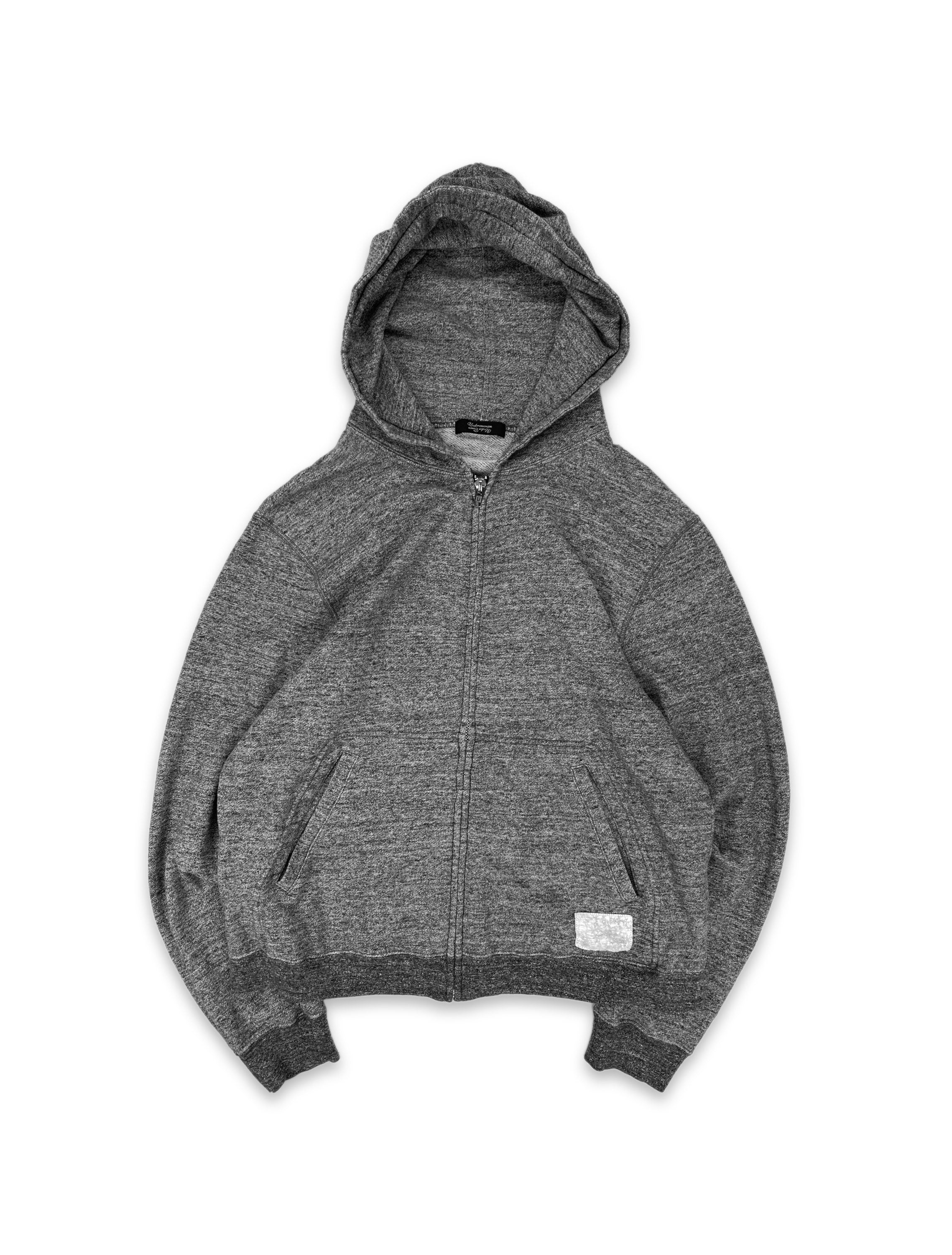 Undercover ‘Reverse Running’ Heather Grey Zip-up Hoodie