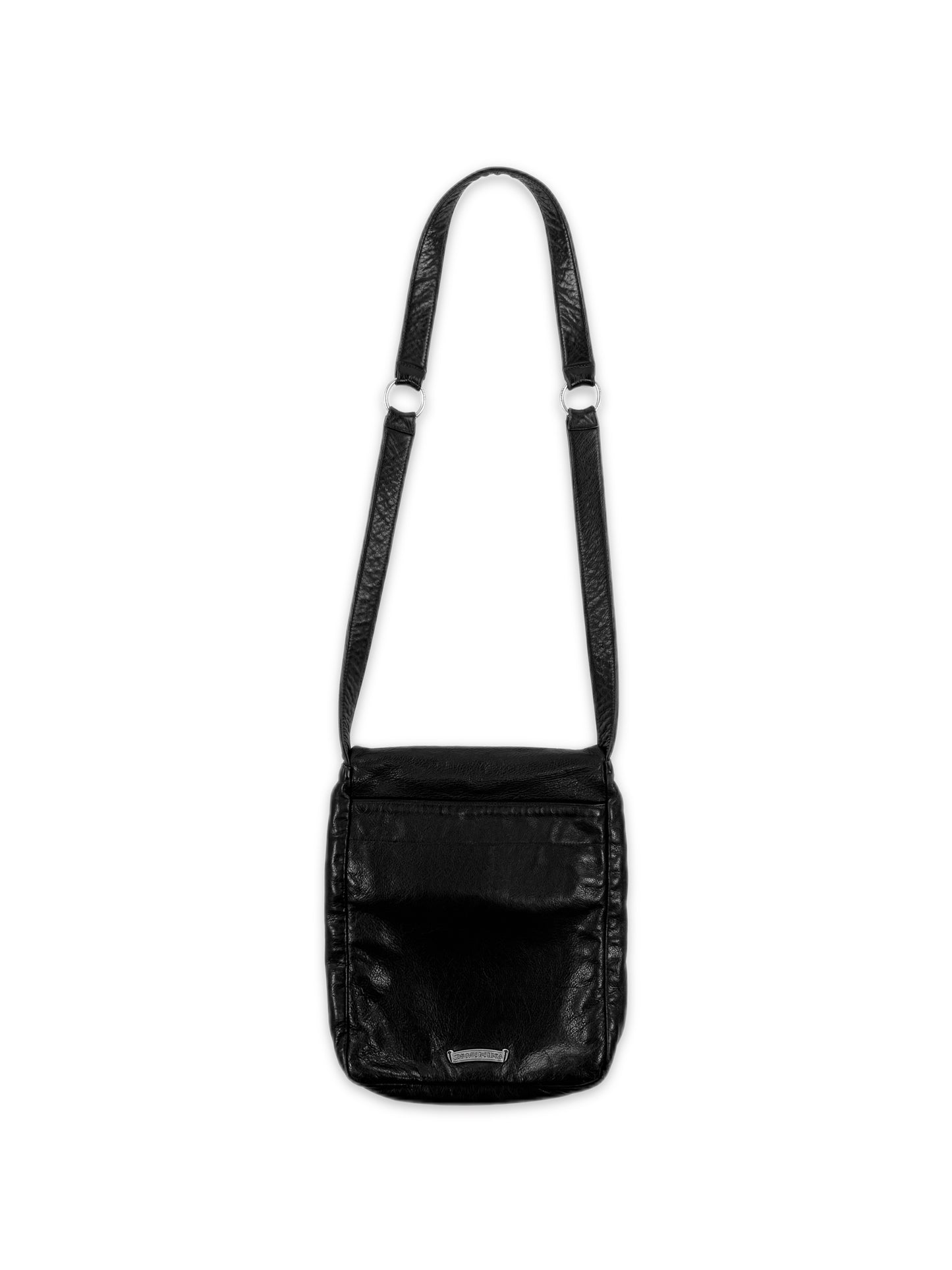 Chrome Hearts Baby Fat Cross Patch Leather Crossbody Bag