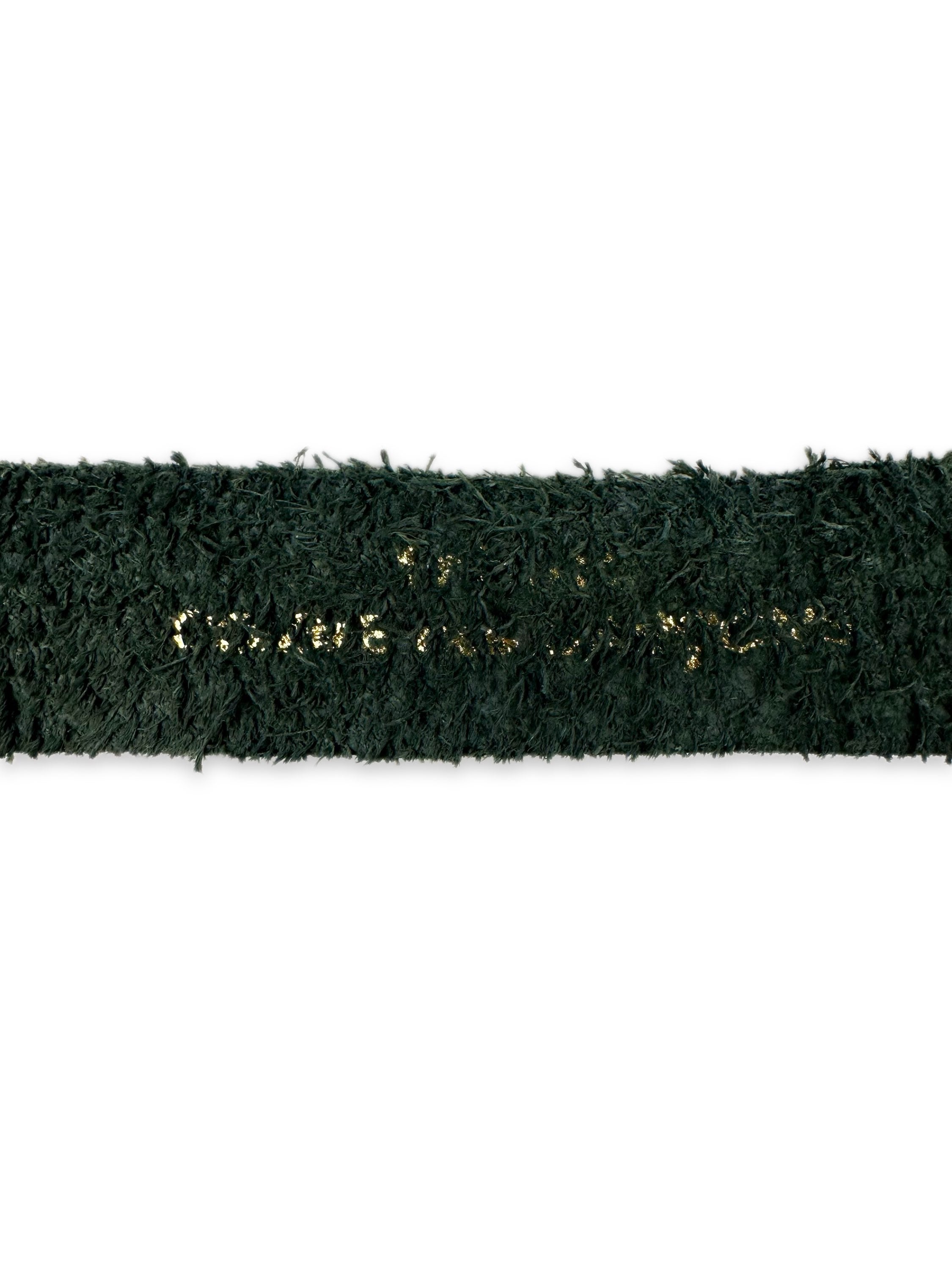 90s Comme des Garçons Homme Black Leather Belt