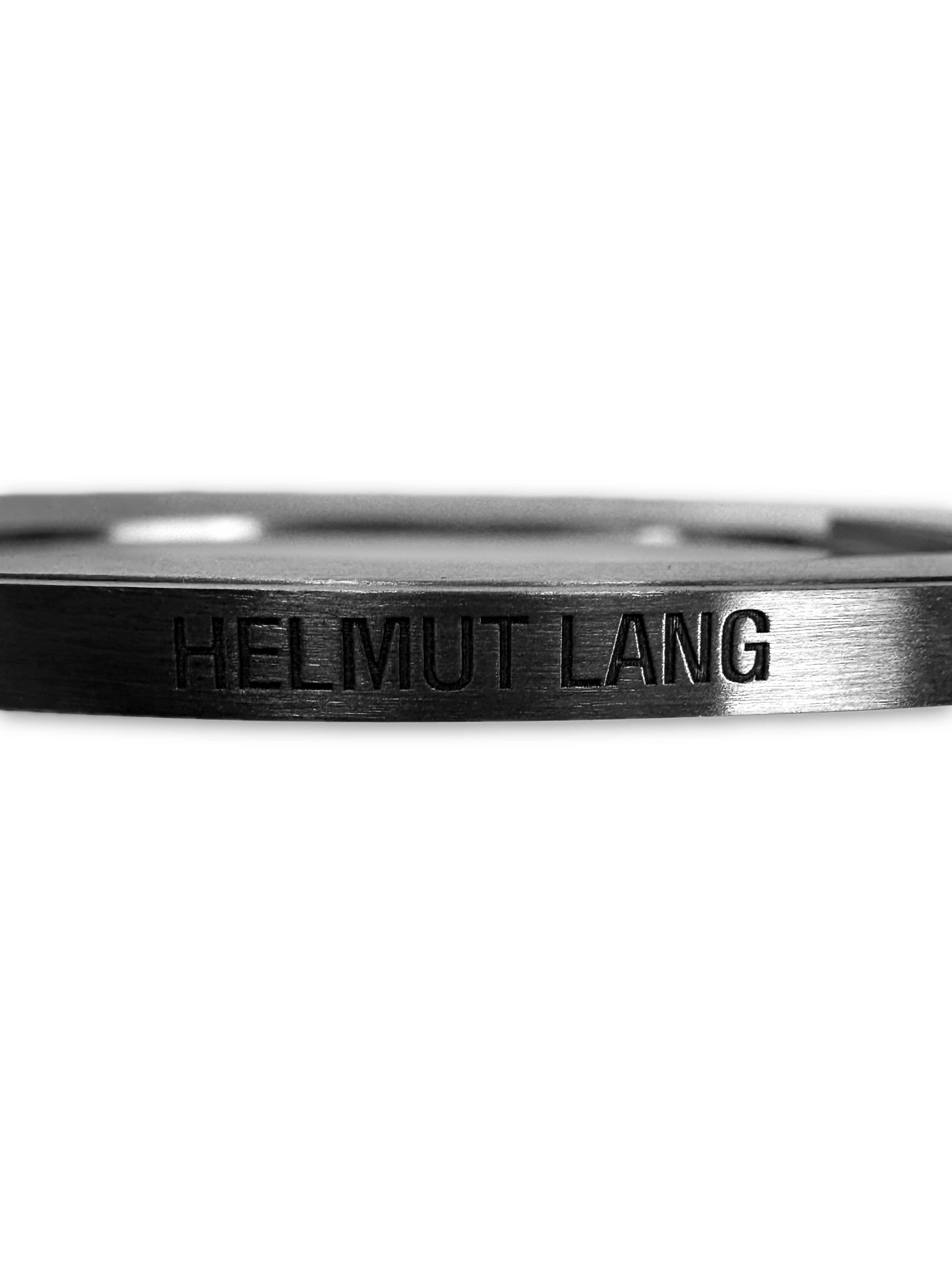 SS04 Helmut Lang ‘Handcuff’ Silver Adjustable Bracelet