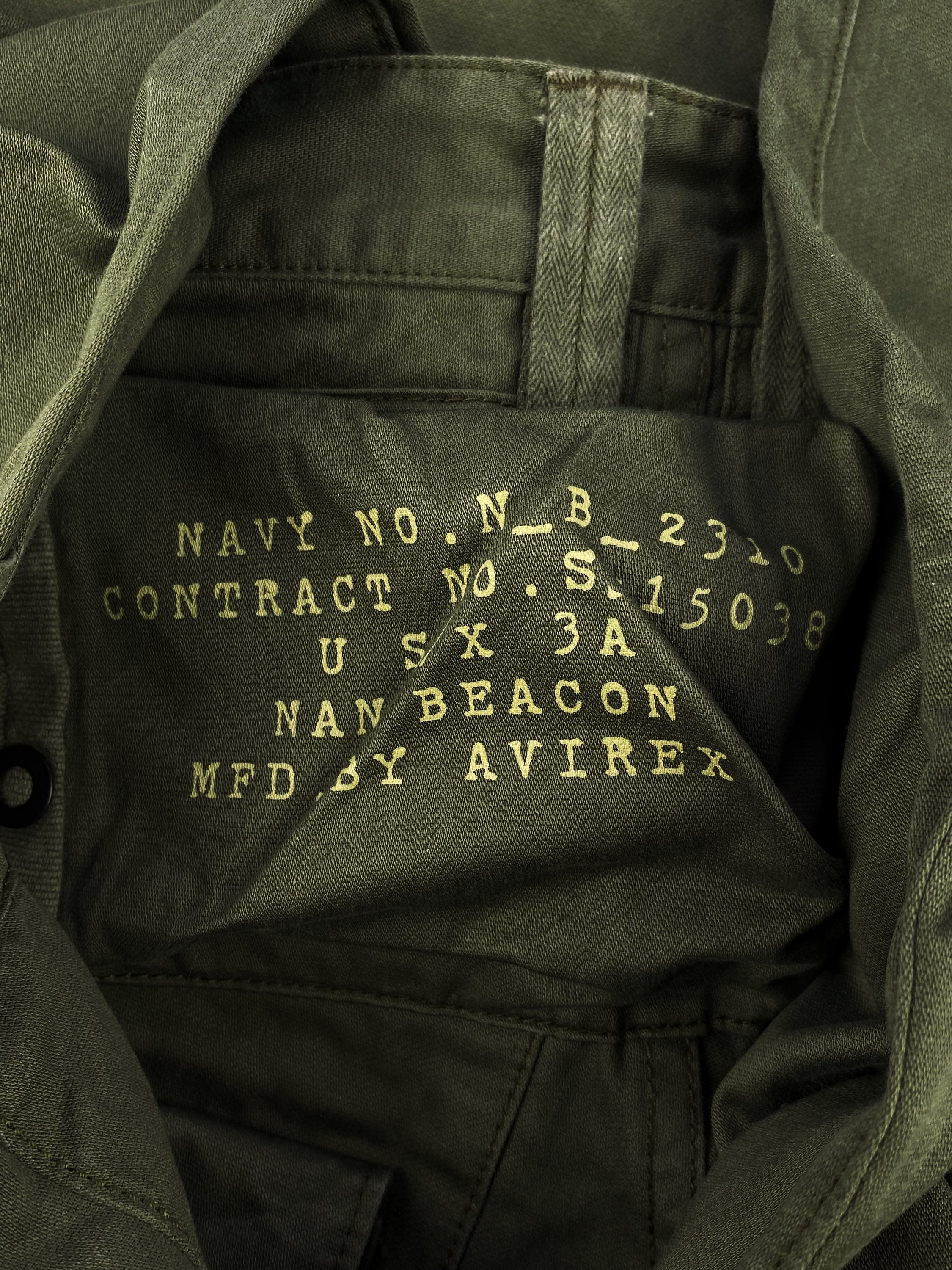 00s Avirex Olive Green Multi Pocket ‘MFD’ Cargo Pants