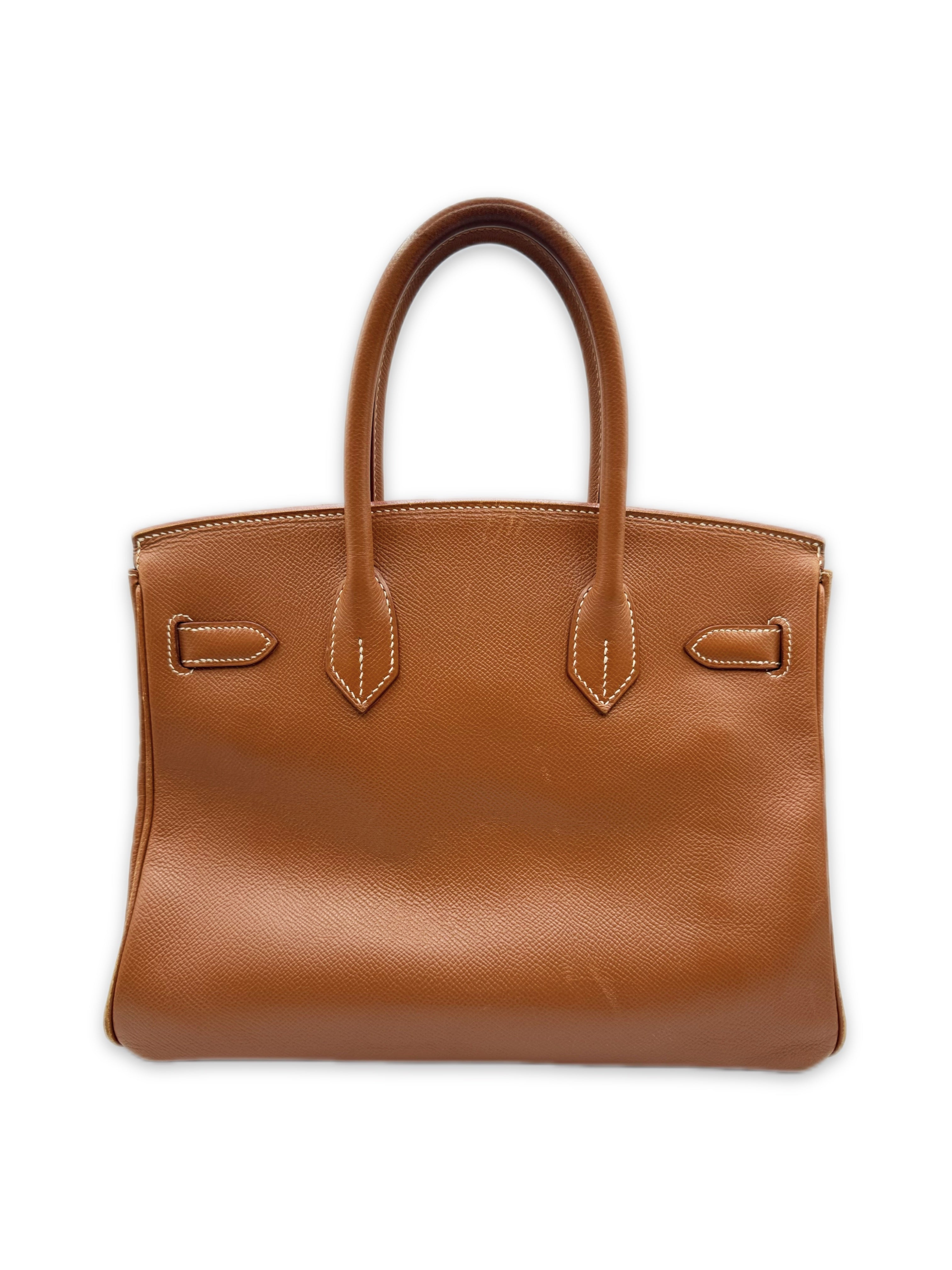 1999 Hermès Birkin 30 Togo Leather Gold Hardware Hand Bag