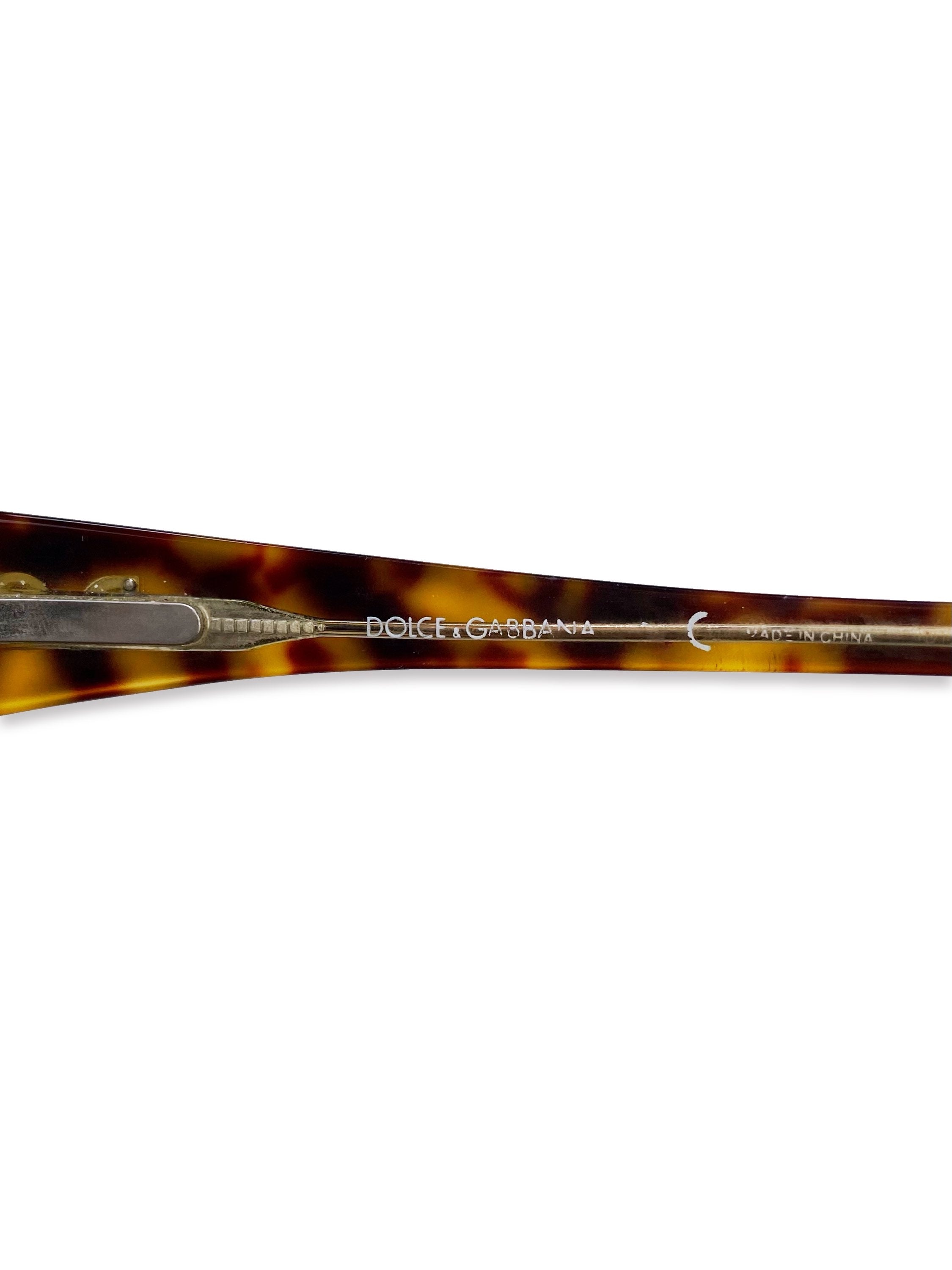 Dolce & Gabbana Ombré Metallic Glasses Frames