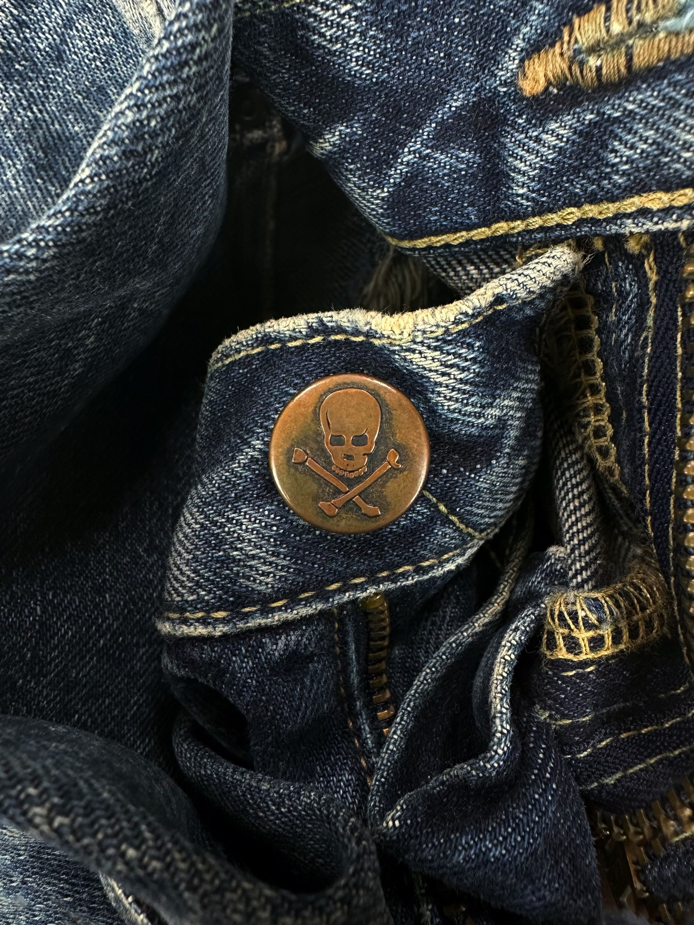 SS05 Undercover ‘But Beautiful’ 60 Red Stitch Patchwork Denim
