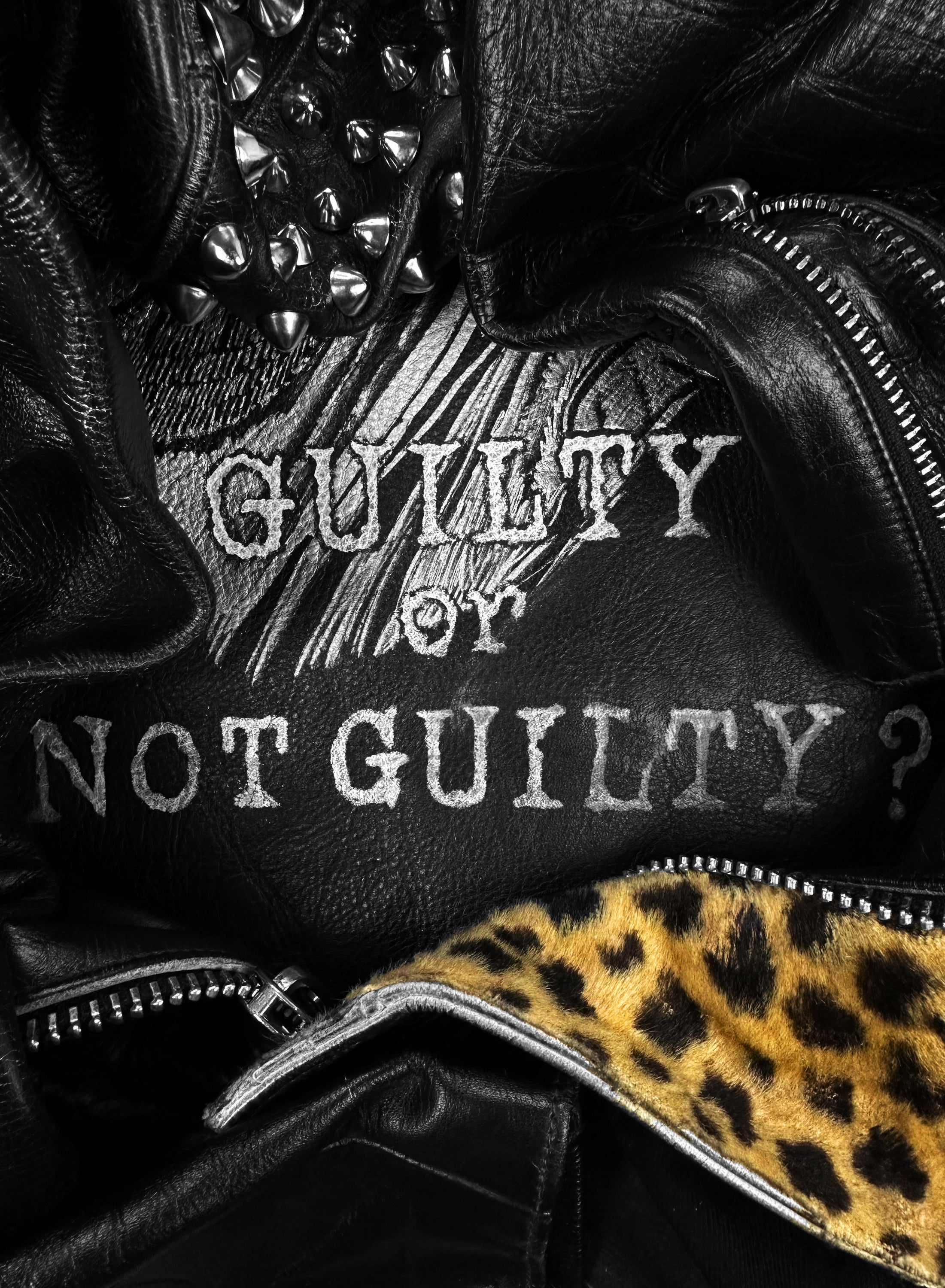 AW02 Undercover ‘Judgement’ Witches Cell Studded Leather Jacket