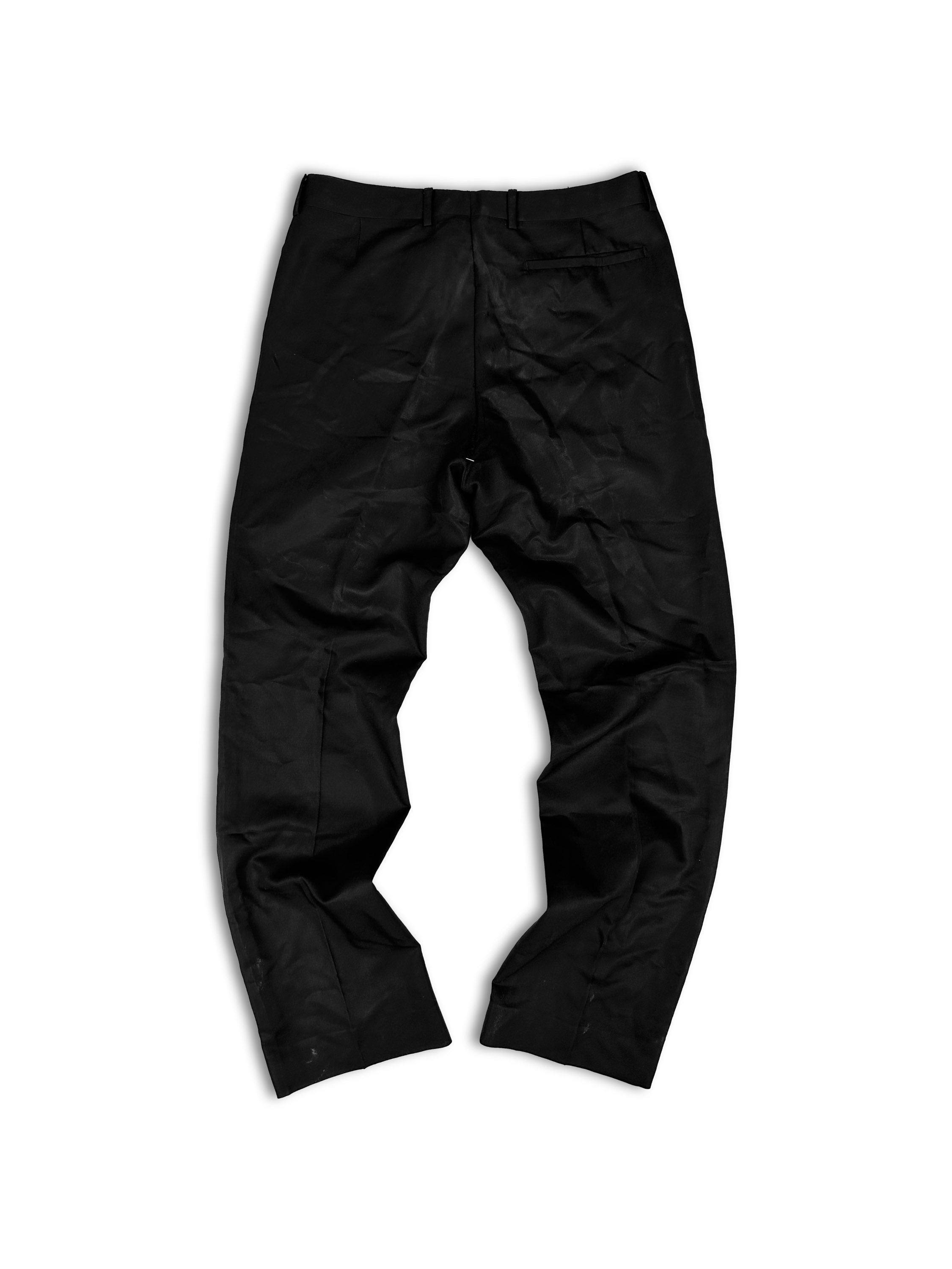 00s Dior by Hedi Slimane Black Pleated Trousers