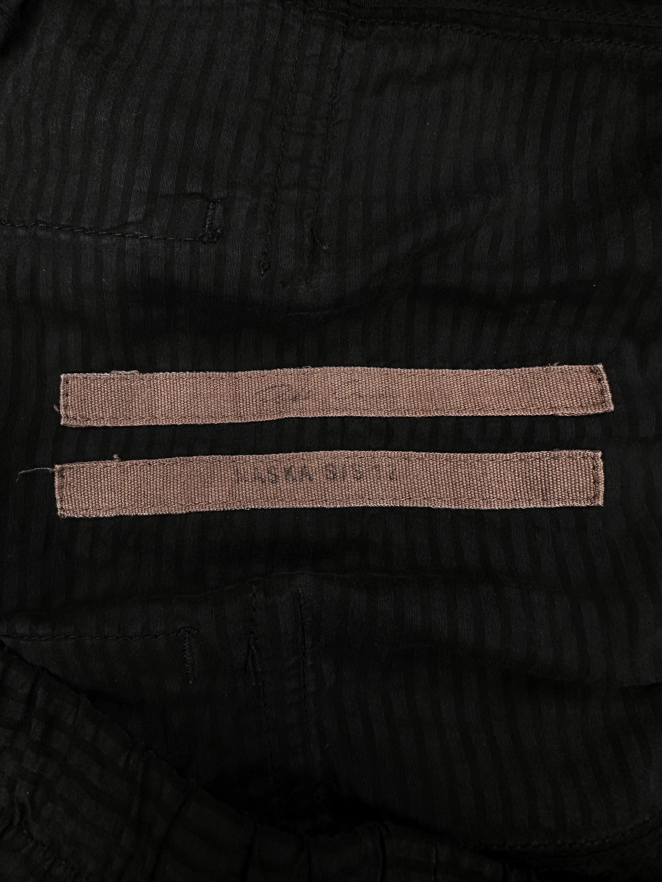 SS12 Rick Owens ‘Naska’ Striped Drop Crotch Shorts