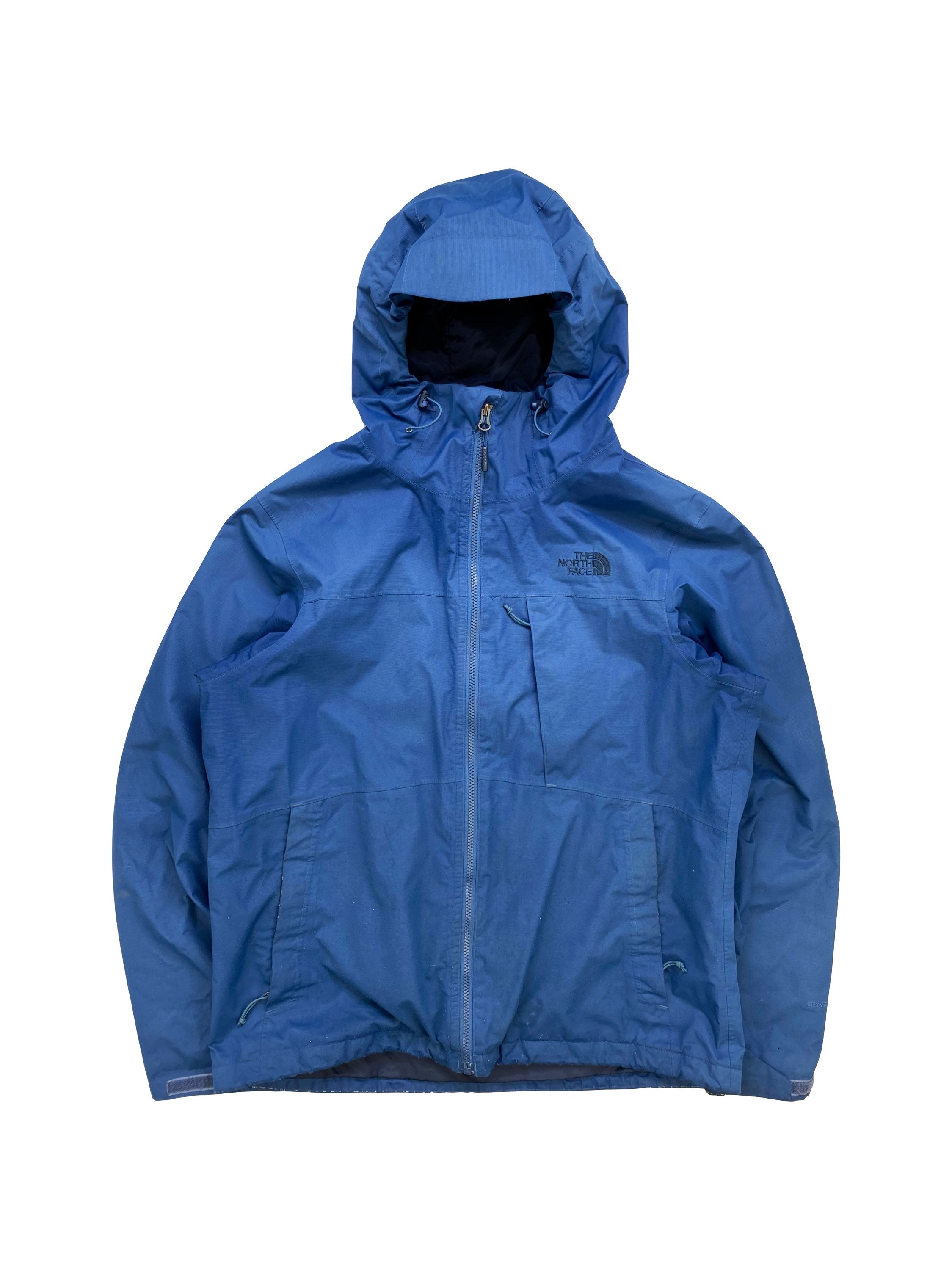 The North Face Sky Blue Nylon Shell Hooded Jacket