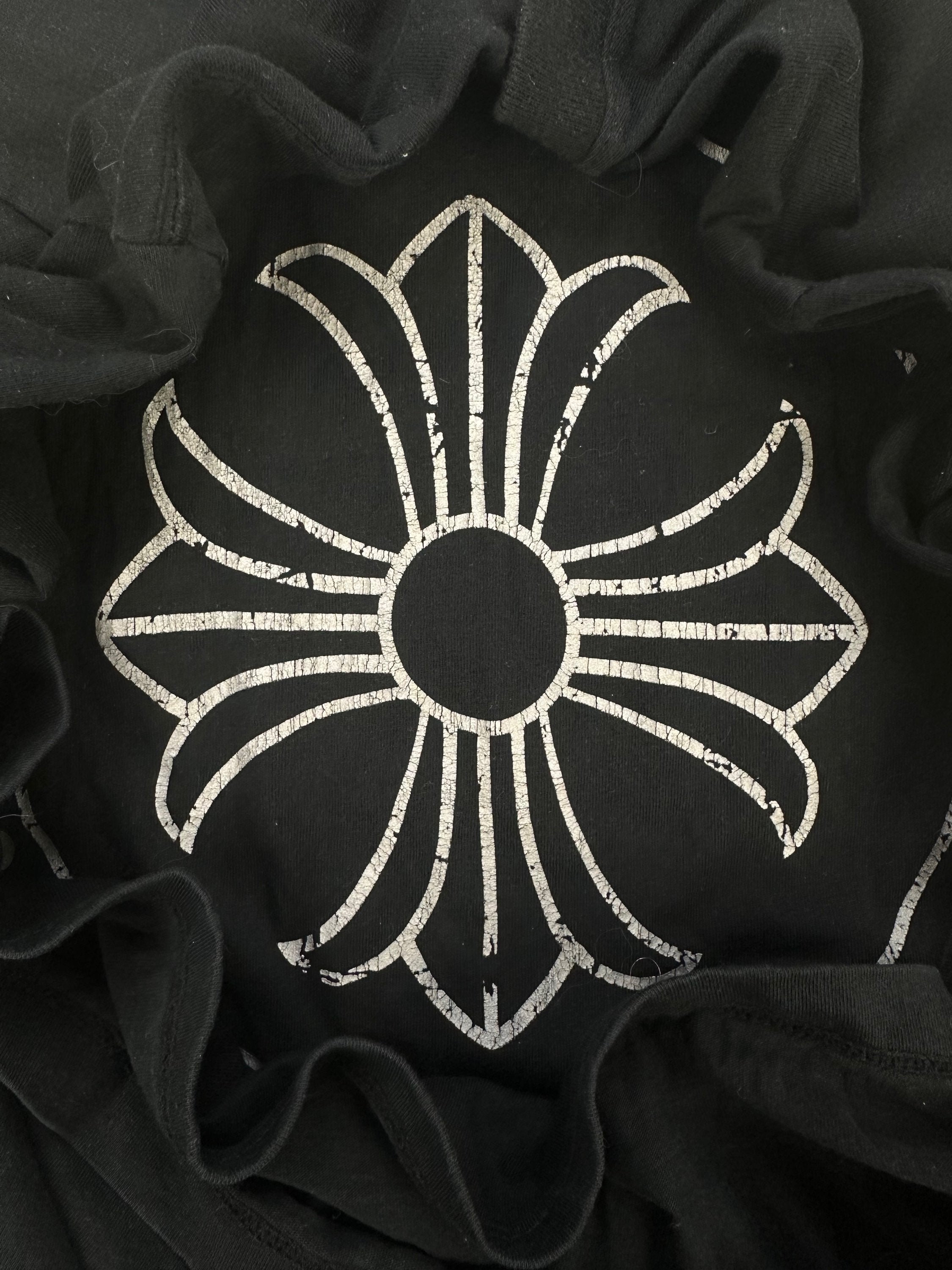 Chrome Hearts Fleur Logo Black Pocket T-Shirt