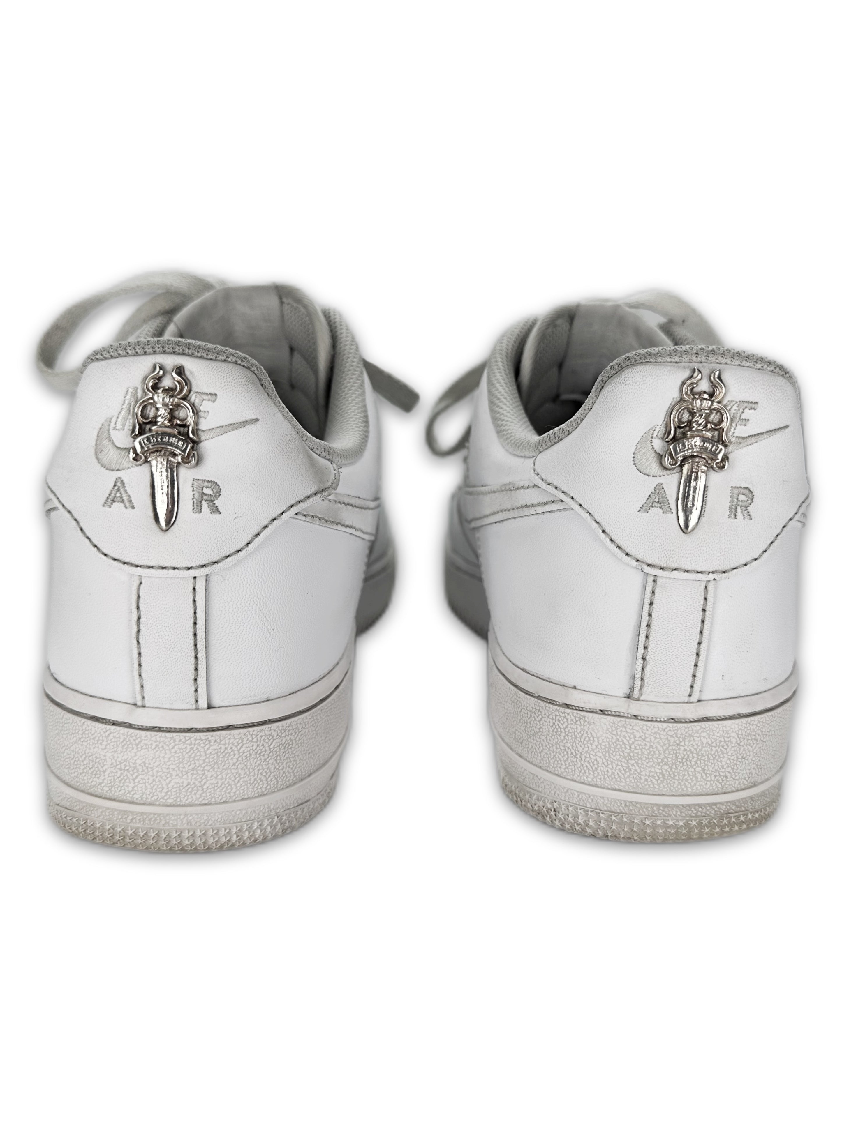 Chrome Hearts x Nike ‘Air Force 1’ .925 Silver Dagger Sneakers