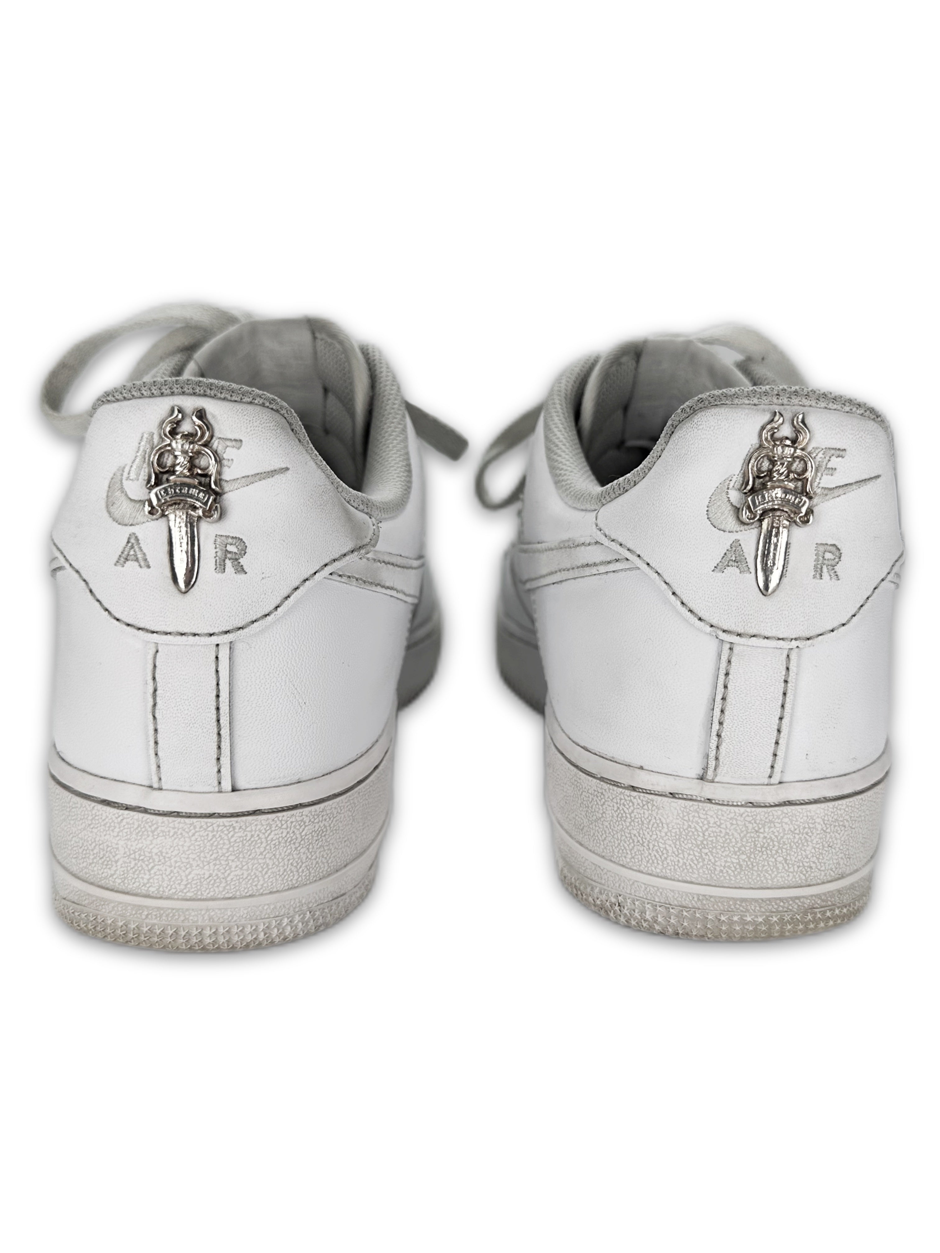 Chrome Hearts x Nike ‘Air Force 1’ .925 Silver Dagger Sneakers