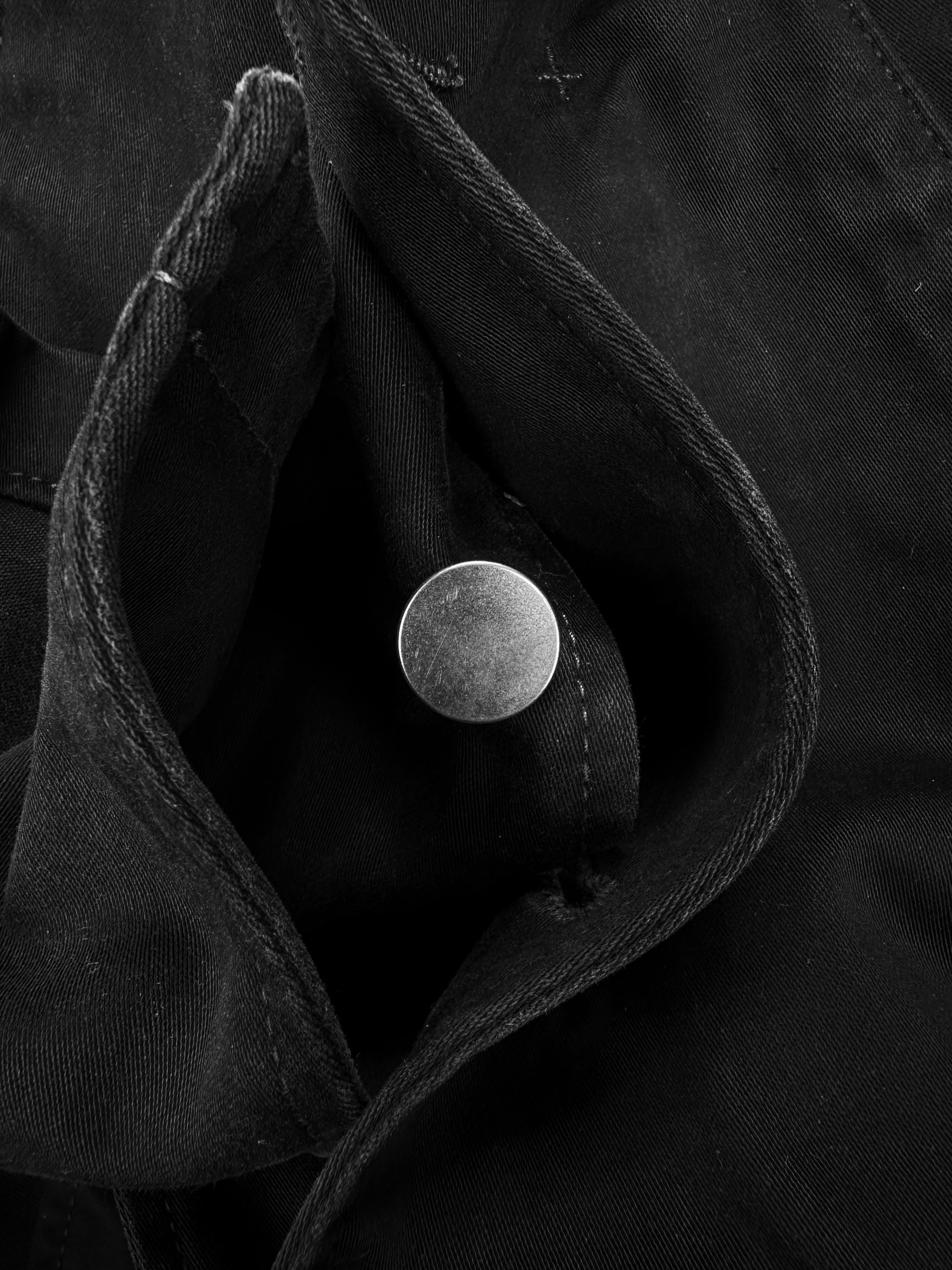 Number (N)ine Black Denim Single Breasted Jacket