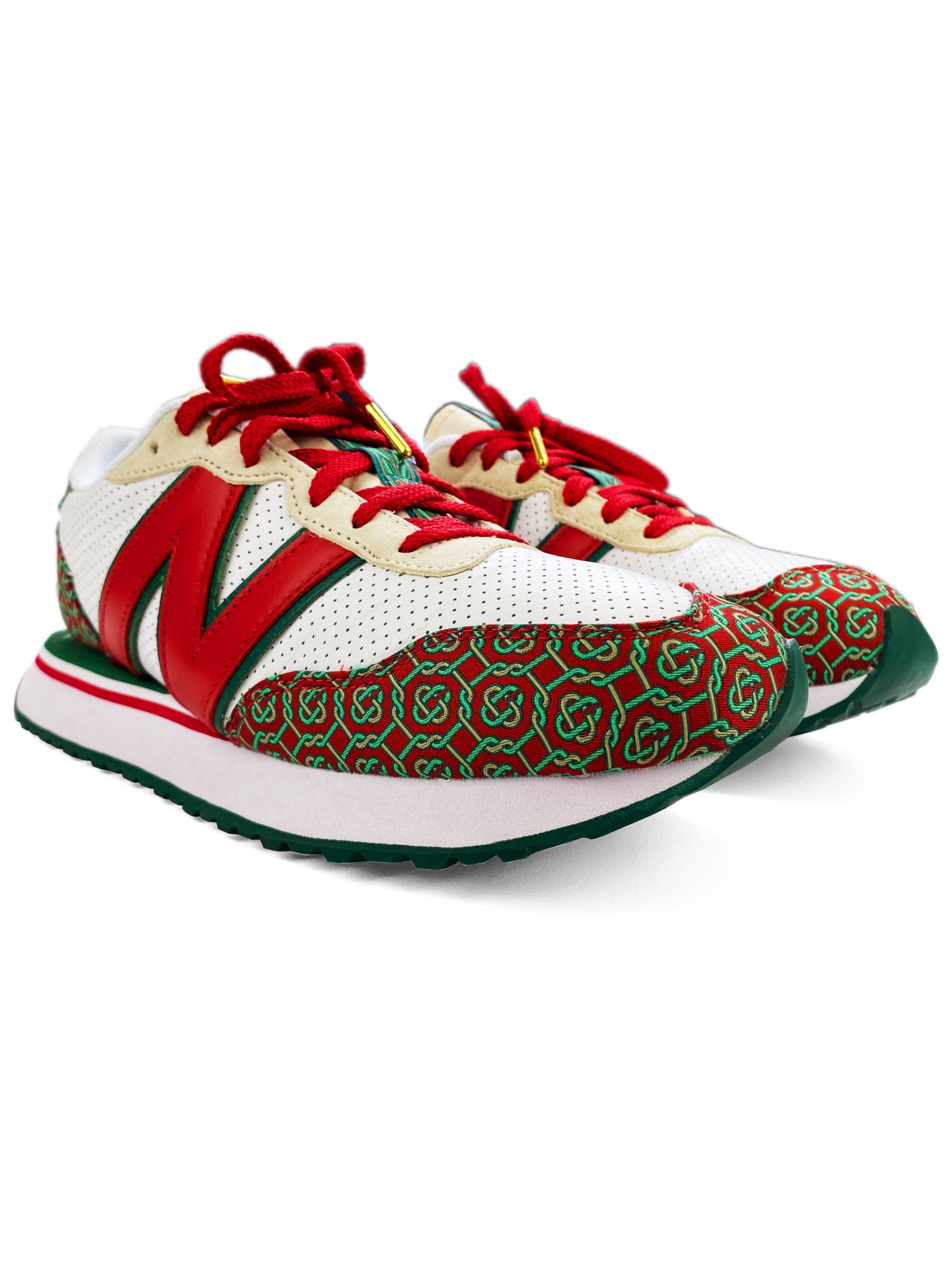 2021 New Balance x Casablanca ‘237’ Monogram White Low-top Sneakers