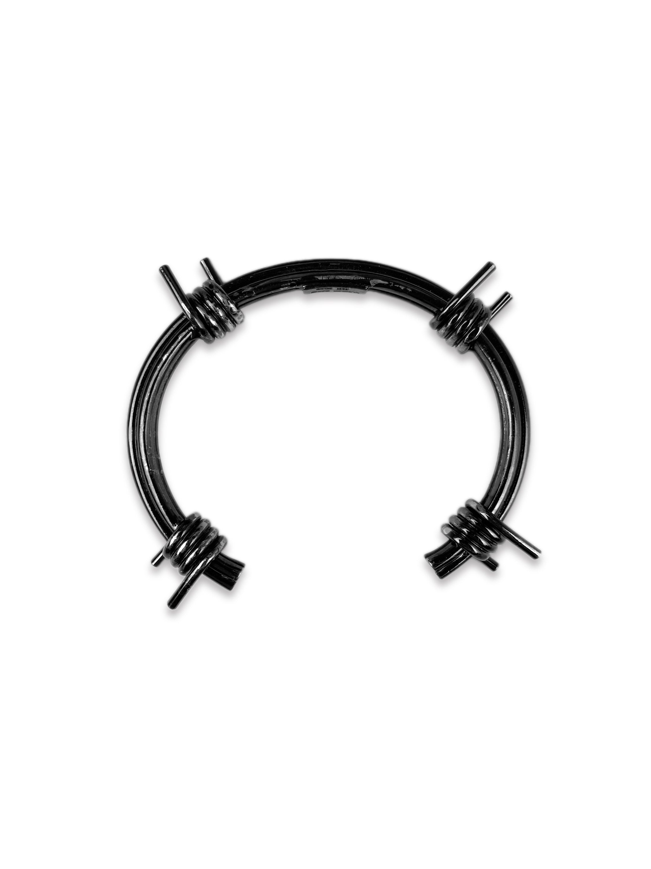 00s Number (N)ine x Jam Home Made ‘Barbed Wire’ .925 Silver Bracelet