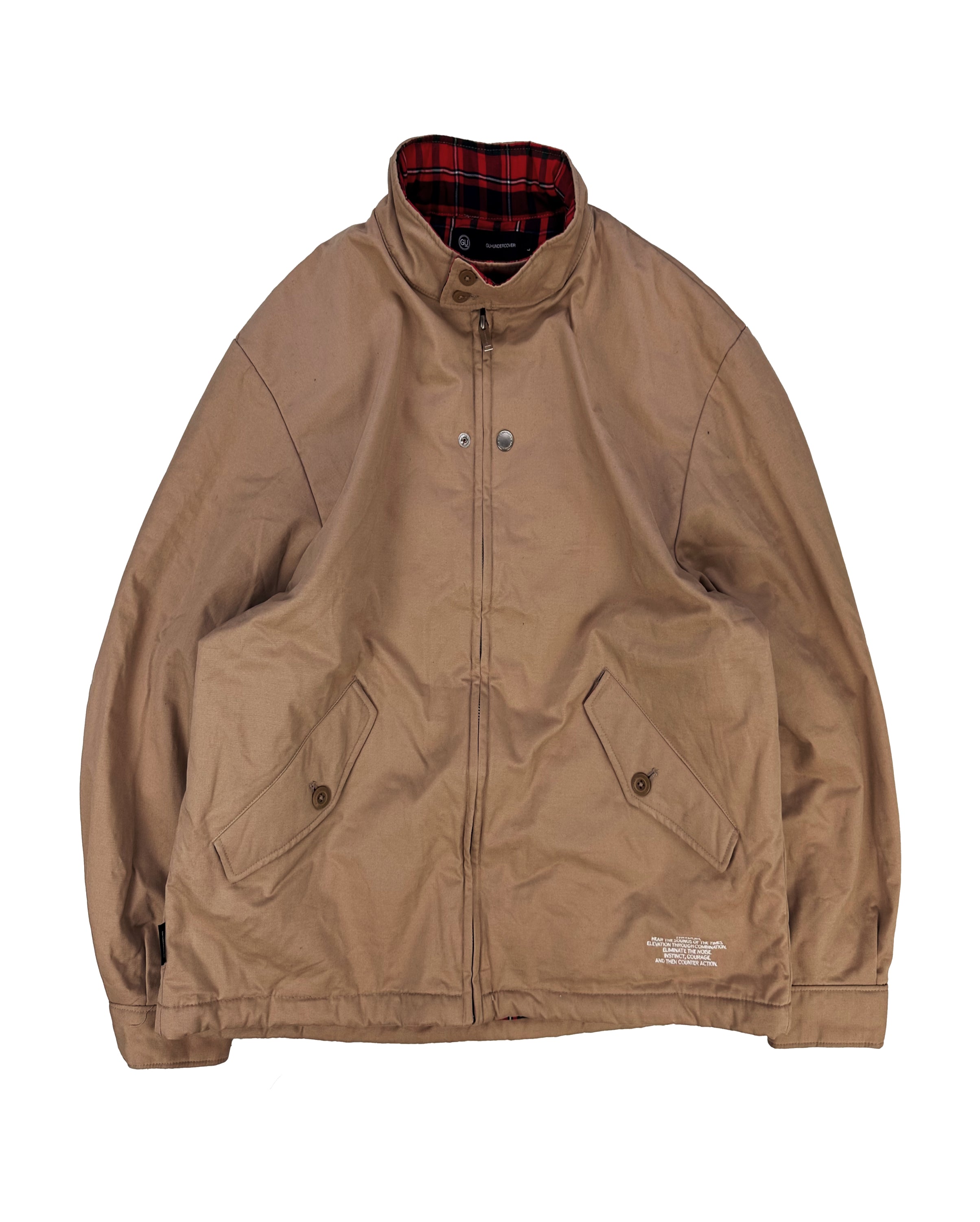 Undercover ‘Freedom & Counter Action’ Tan High Neck Jacket