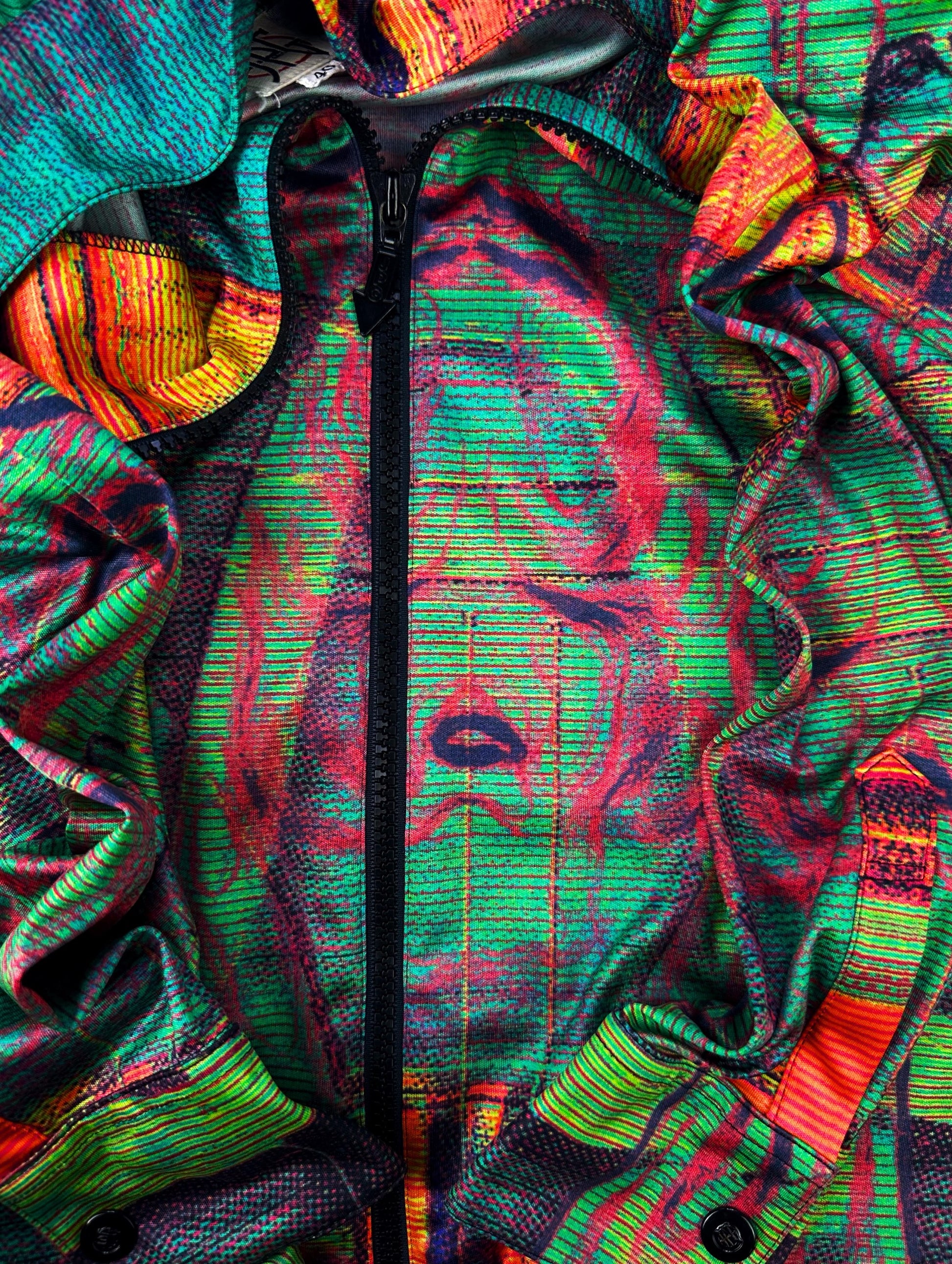 AW96 Jean Paul Gaultier ‘Muscle’ Trompe L’Oeil Cyber Jacket