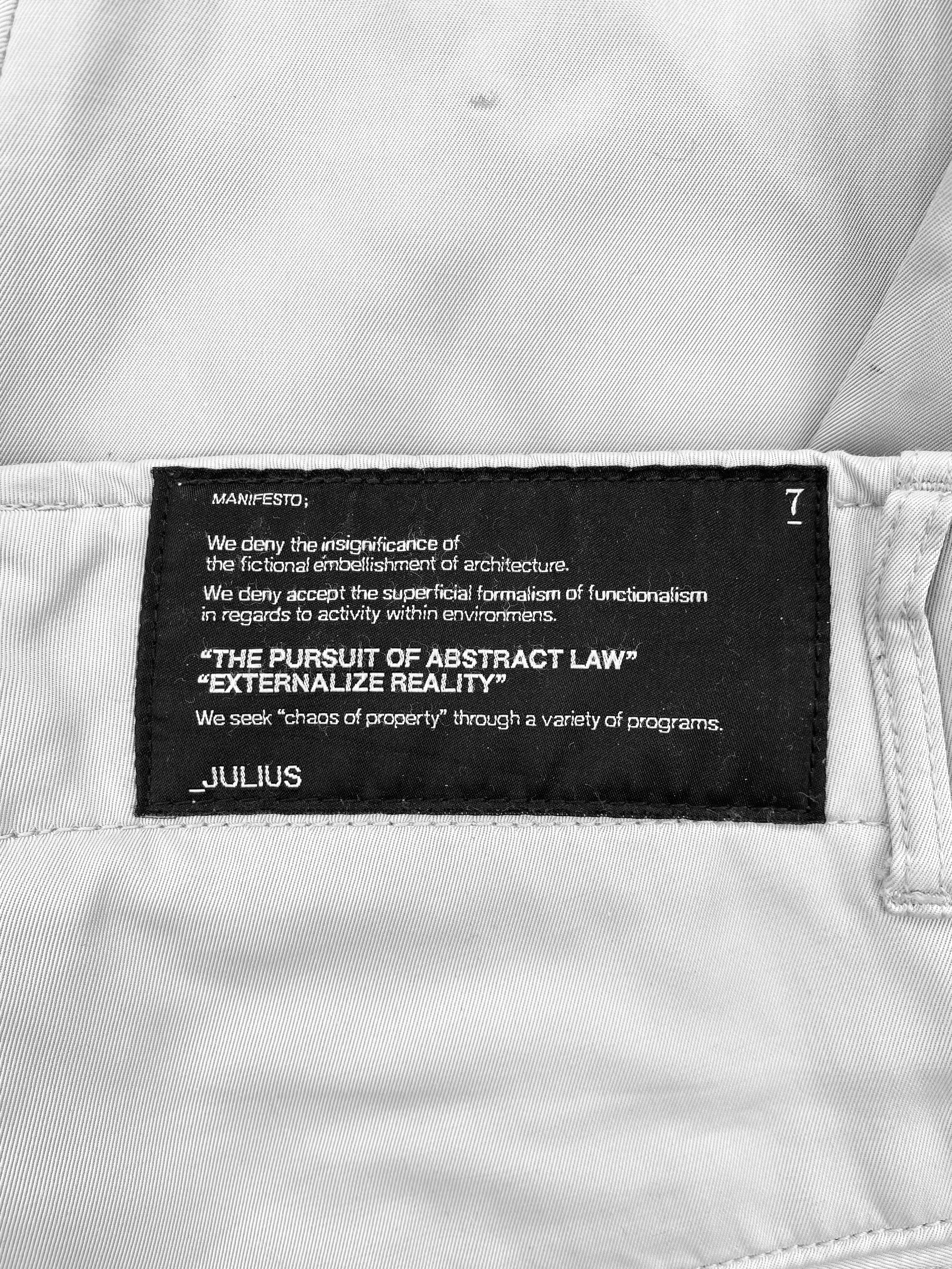 SS10 Julius Multi-zip “Neurbanvölker” Astro Cargo Pants