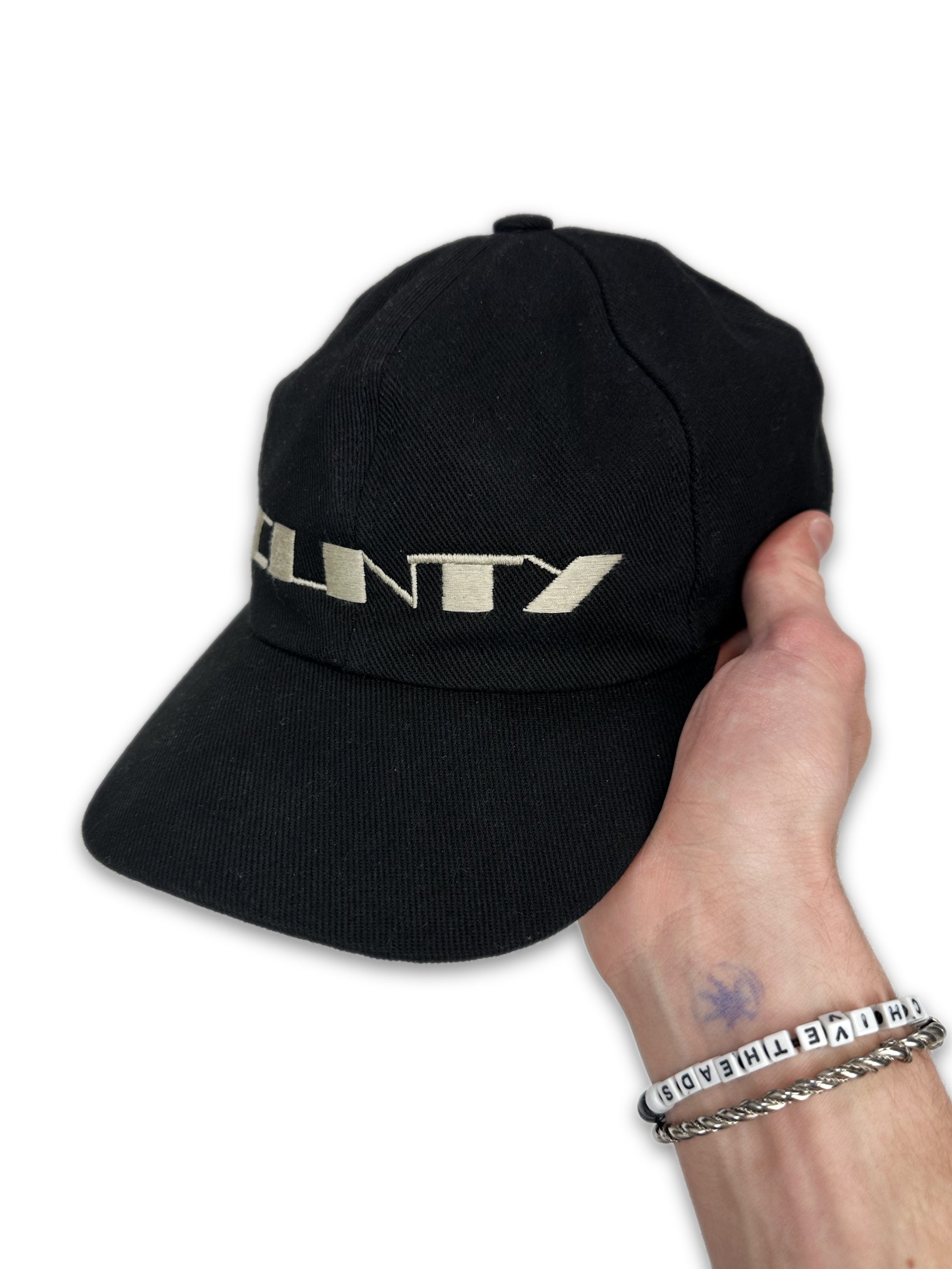 SS23 Rick Owens DRKSHDW ‘Cunty’ Spell Out Snap Back Baseball Hat