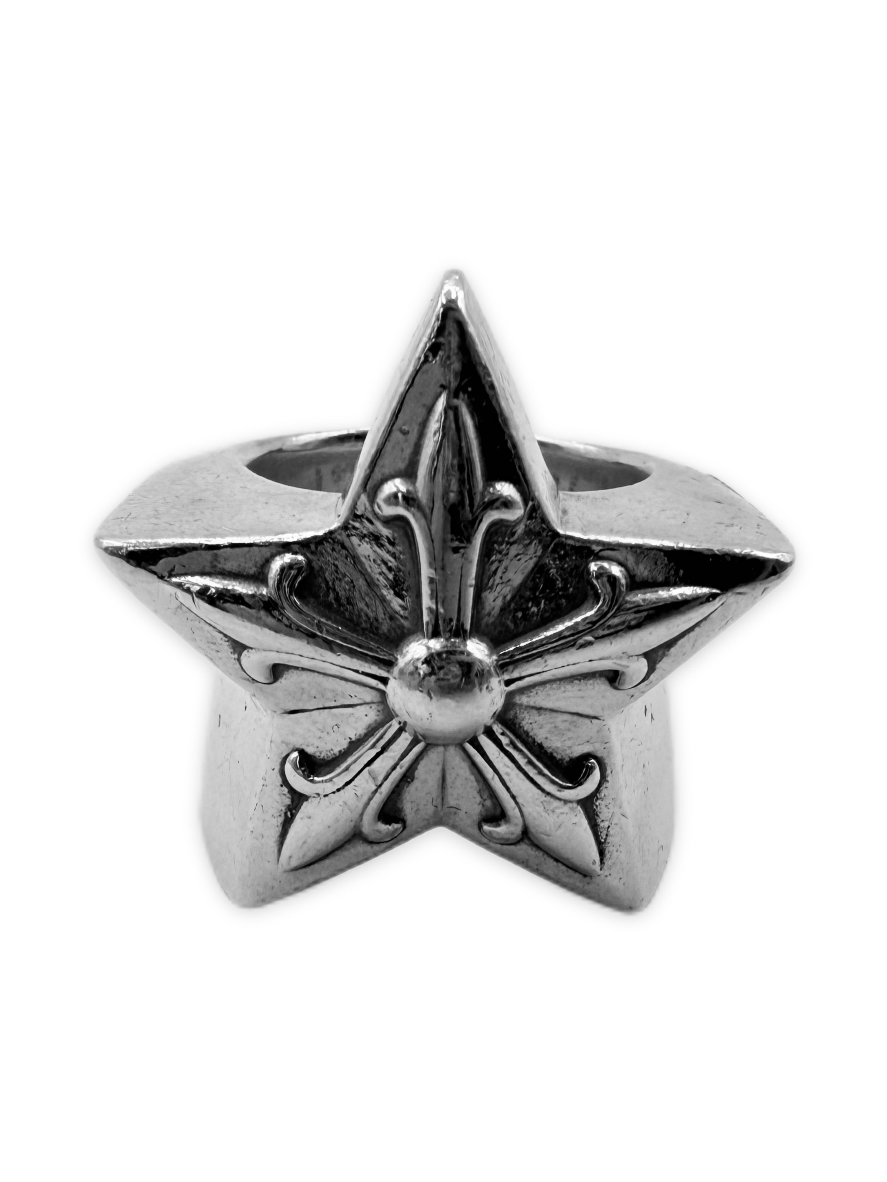 Chrome Hearts ‘5 Point’ Star .925 Silver Ring