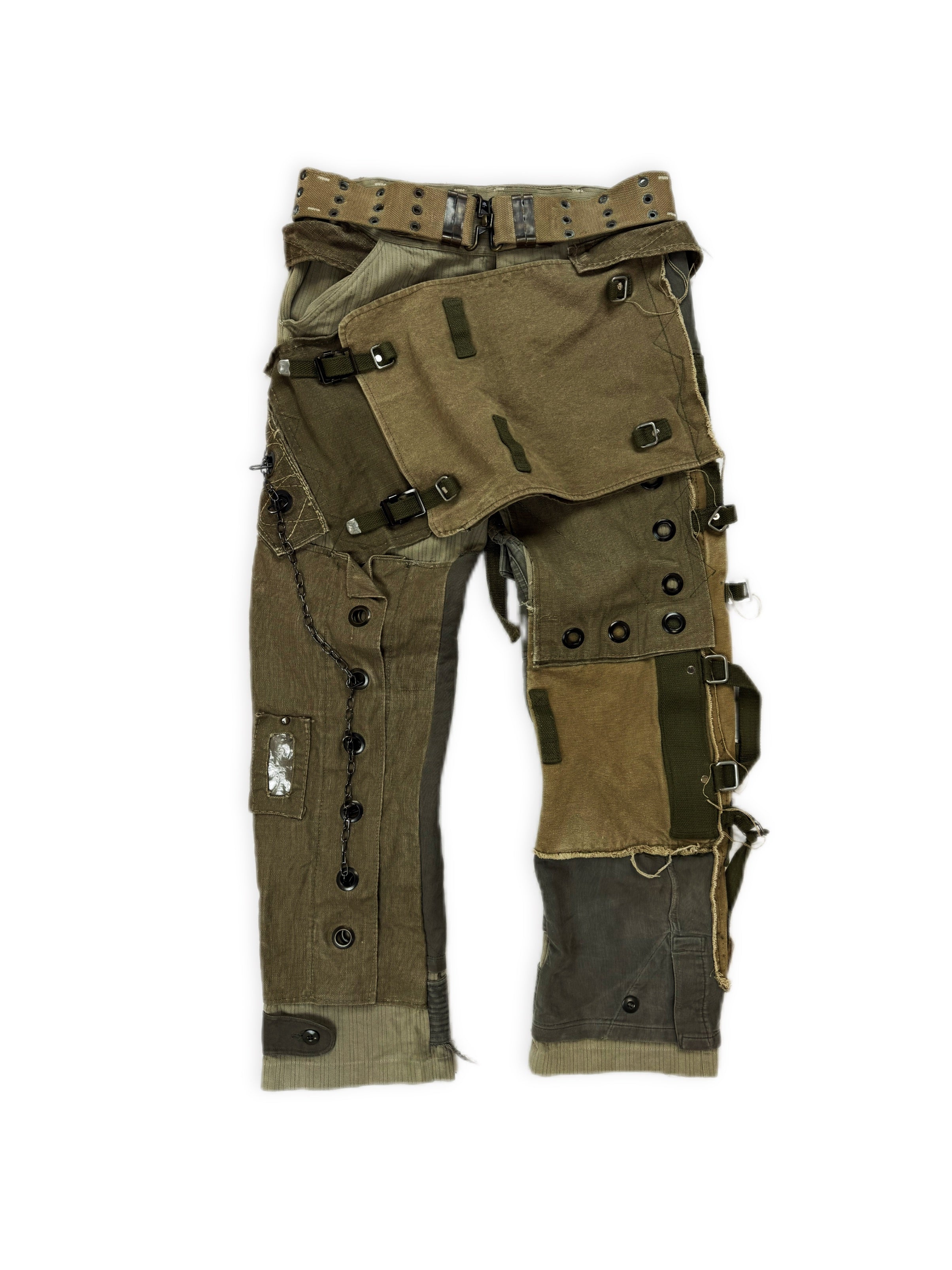 AW03 Dolce & Gabbana Reconstructed Military Hybrid Cargo Pants