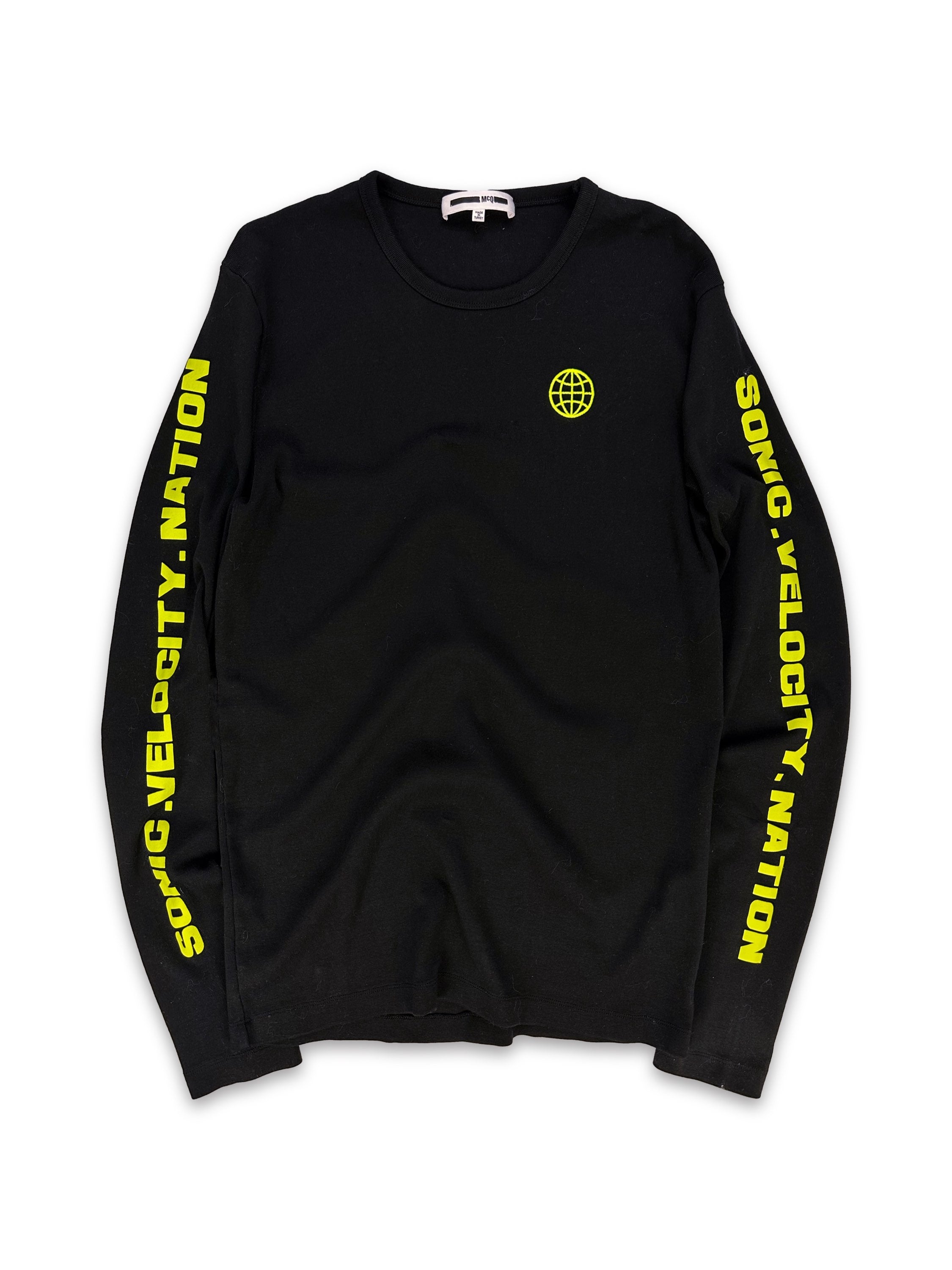 Alexander McQueen ‘Sonic’ Neon Green Long Sleeve Shirt