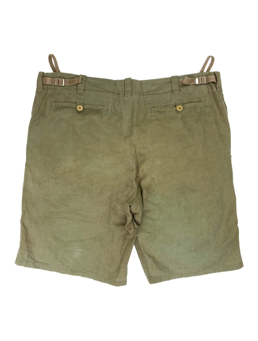 SS00 Helmut Lang Aviation Flight Cargo Khaki Shorts