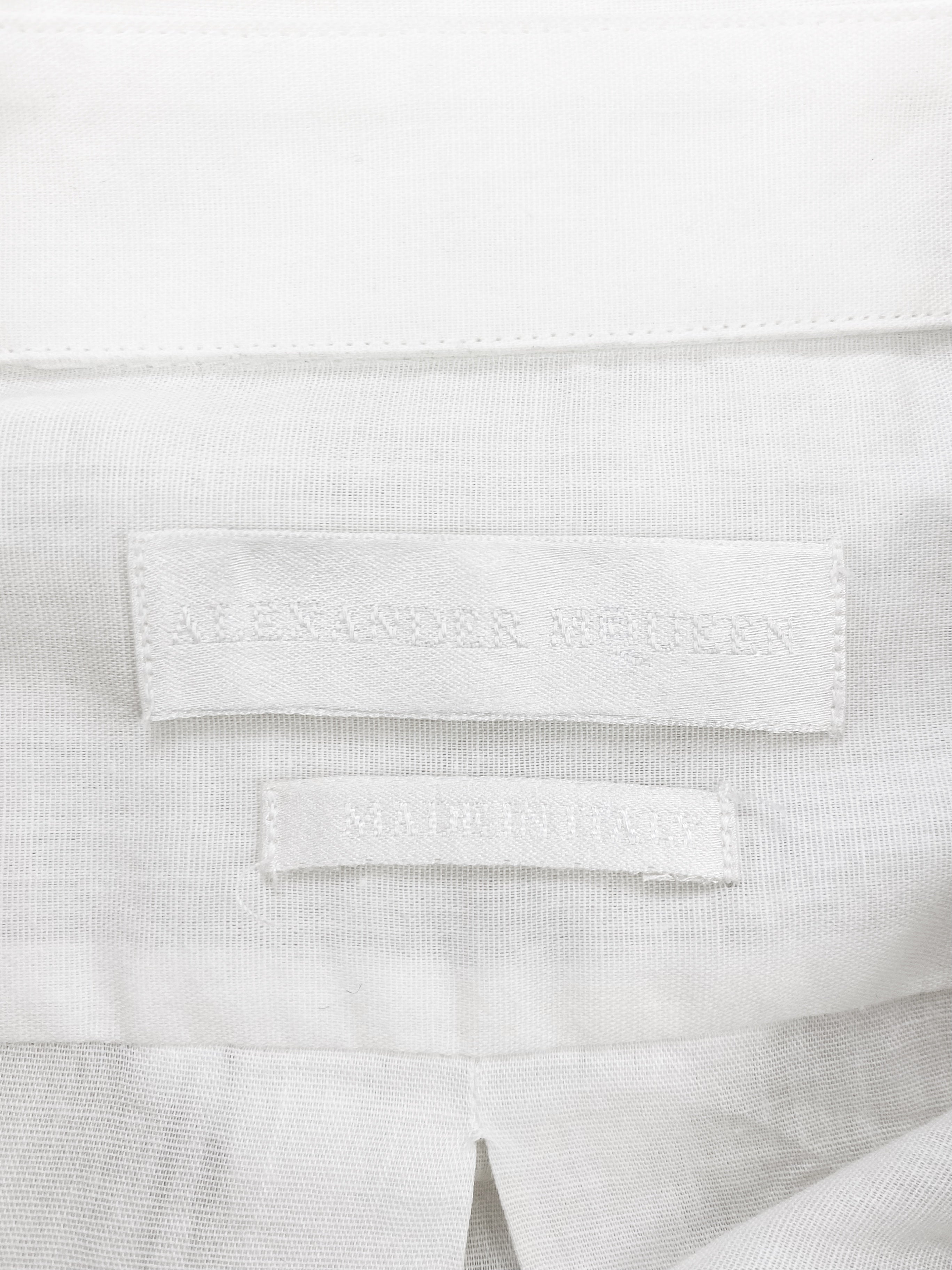 SS09 Alexander McQueen “Flame” Graphic Button Down Shirt