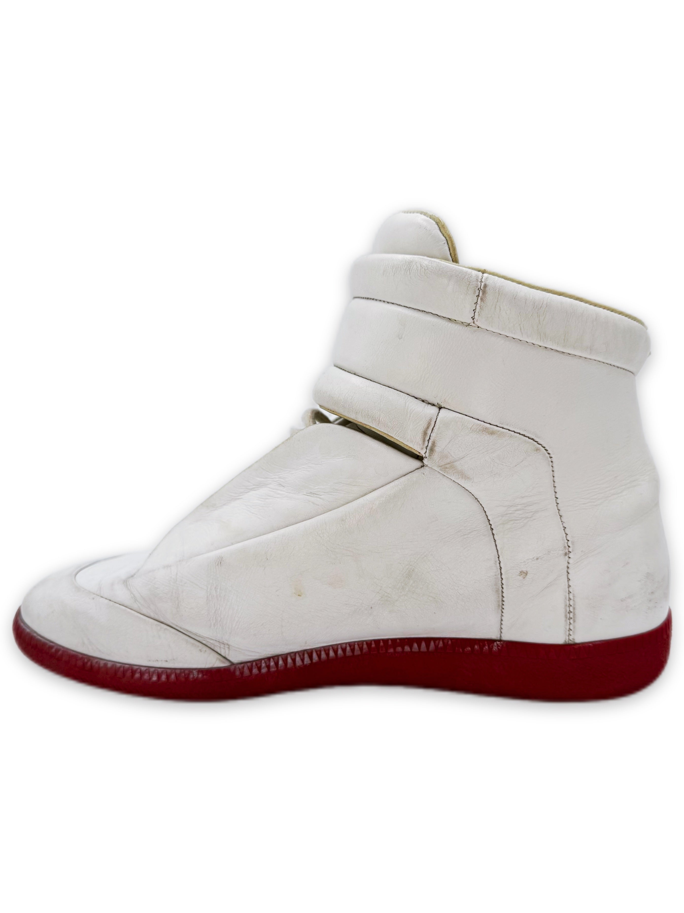 Maison Margiela ‘Future’ Hi-top Leather Red Sole Sneakers