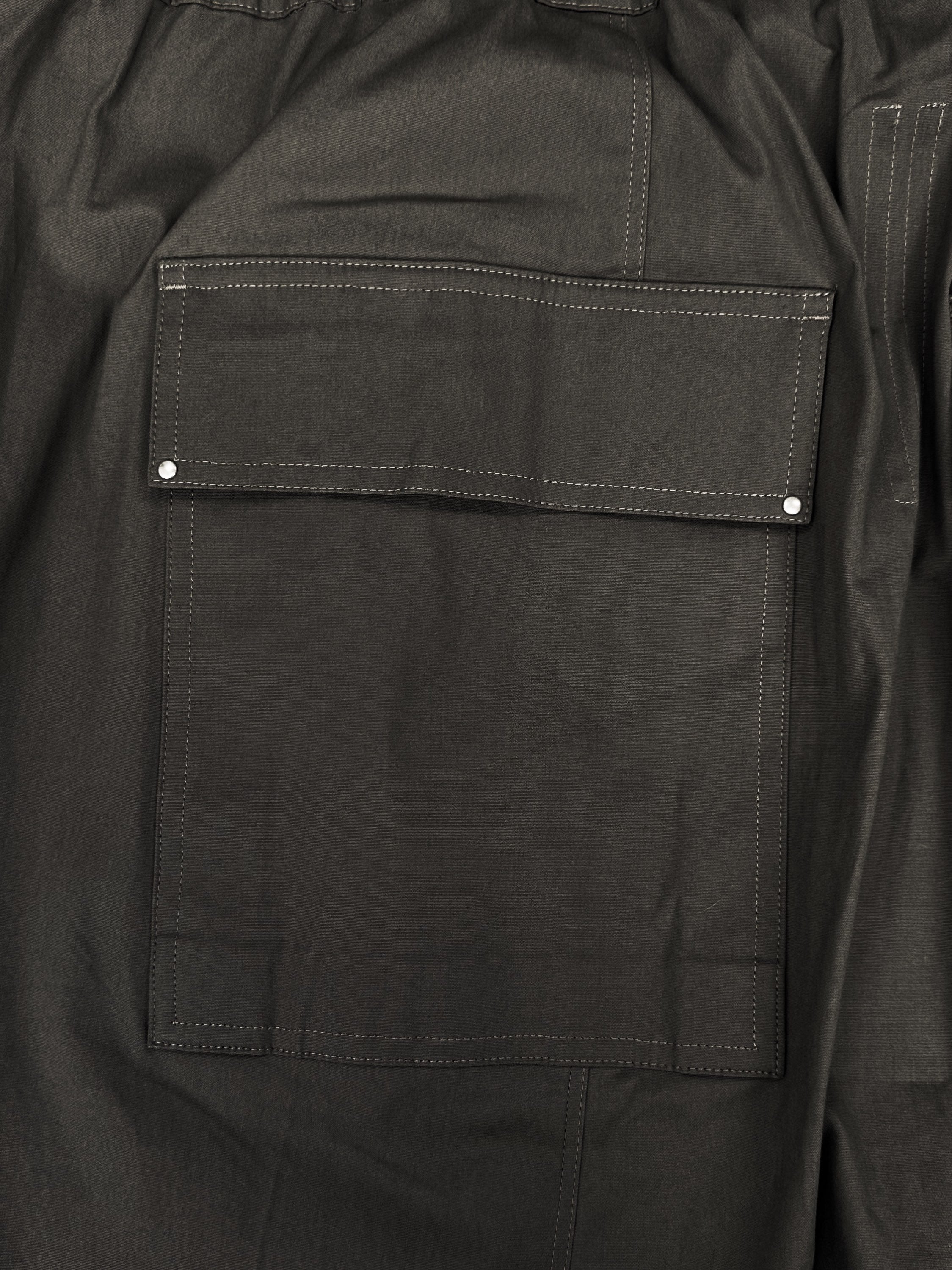 SS22 Rick Owens ‘Fogachine’ Drop Crotch Wide Cut Shorts