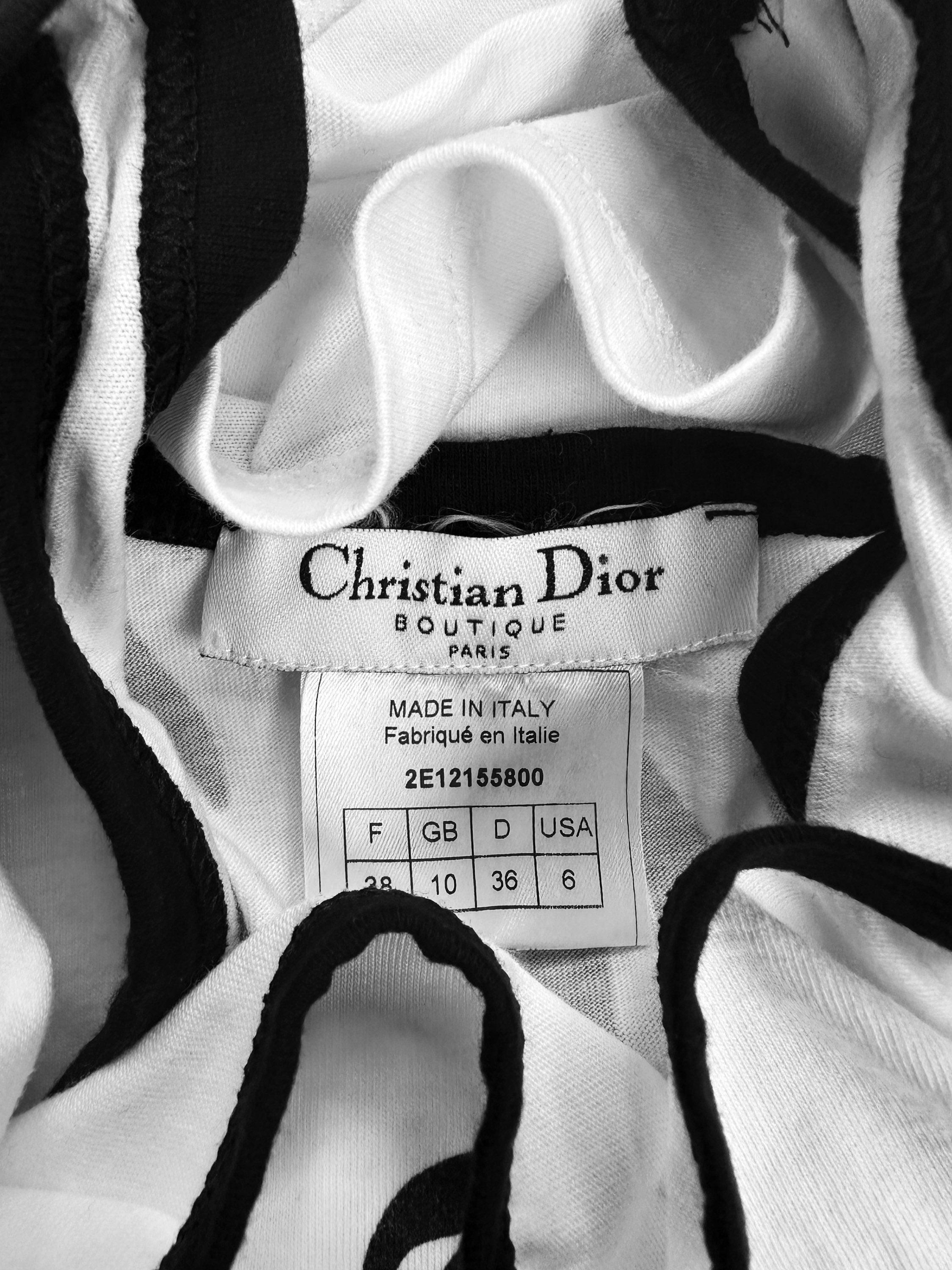 SS02 Dior by John Galliano ‘1947’ Gothic Sleeveless Tank Top